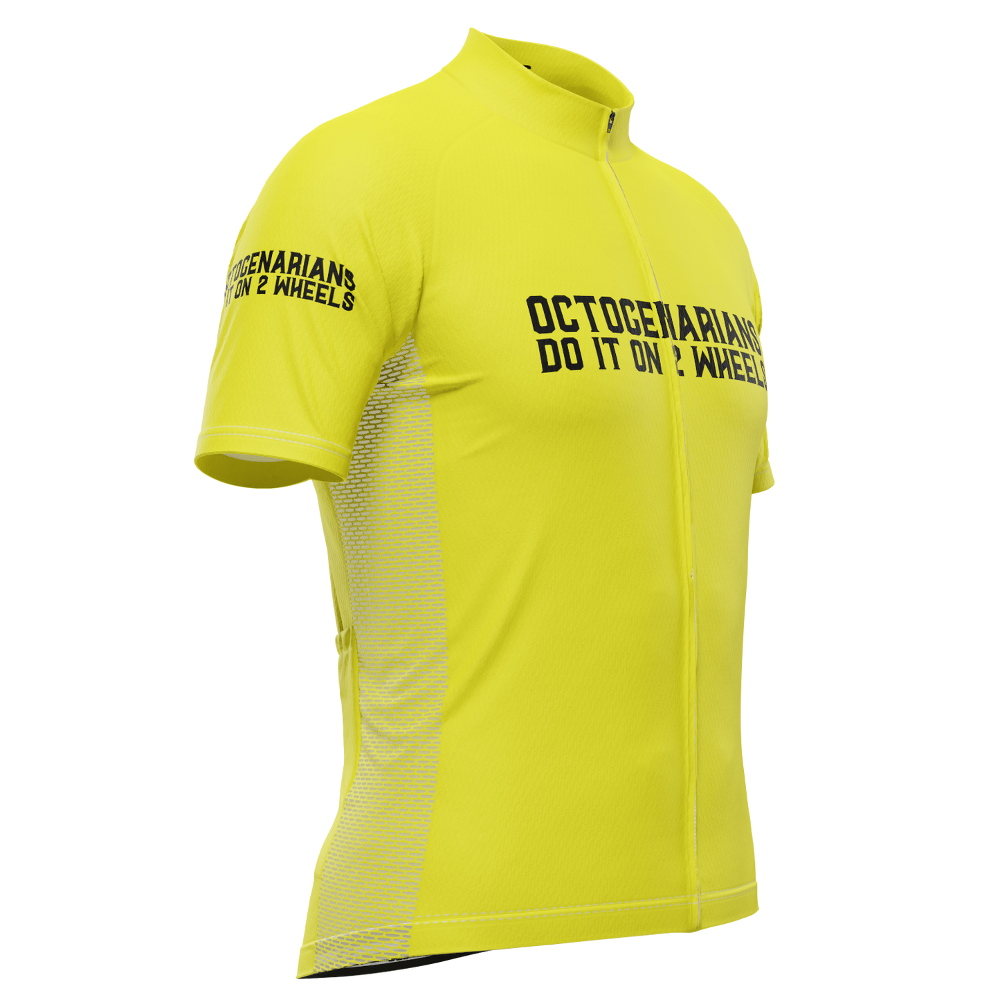 Men's High Viz Octogenarian Short Sleeve Cycling Jersey