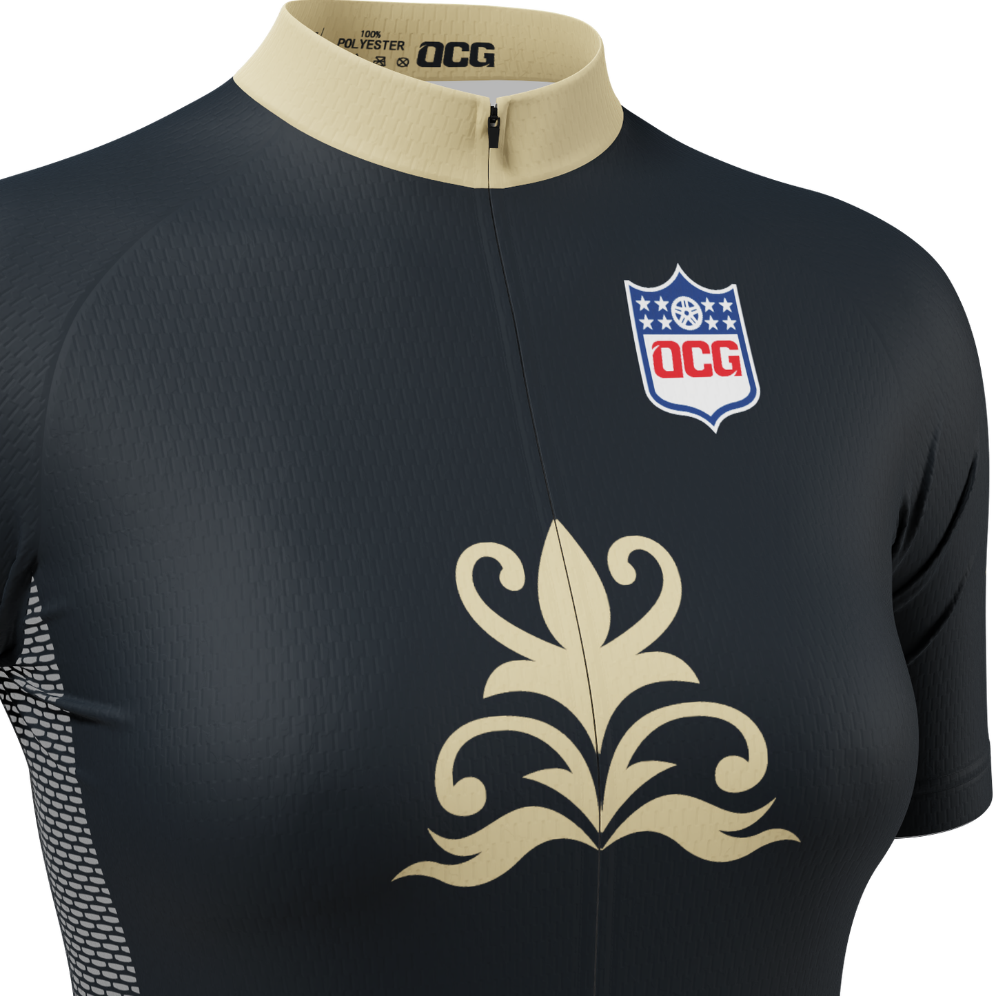 Women's New Orleans Football Short Sleeve Cycling Jersey