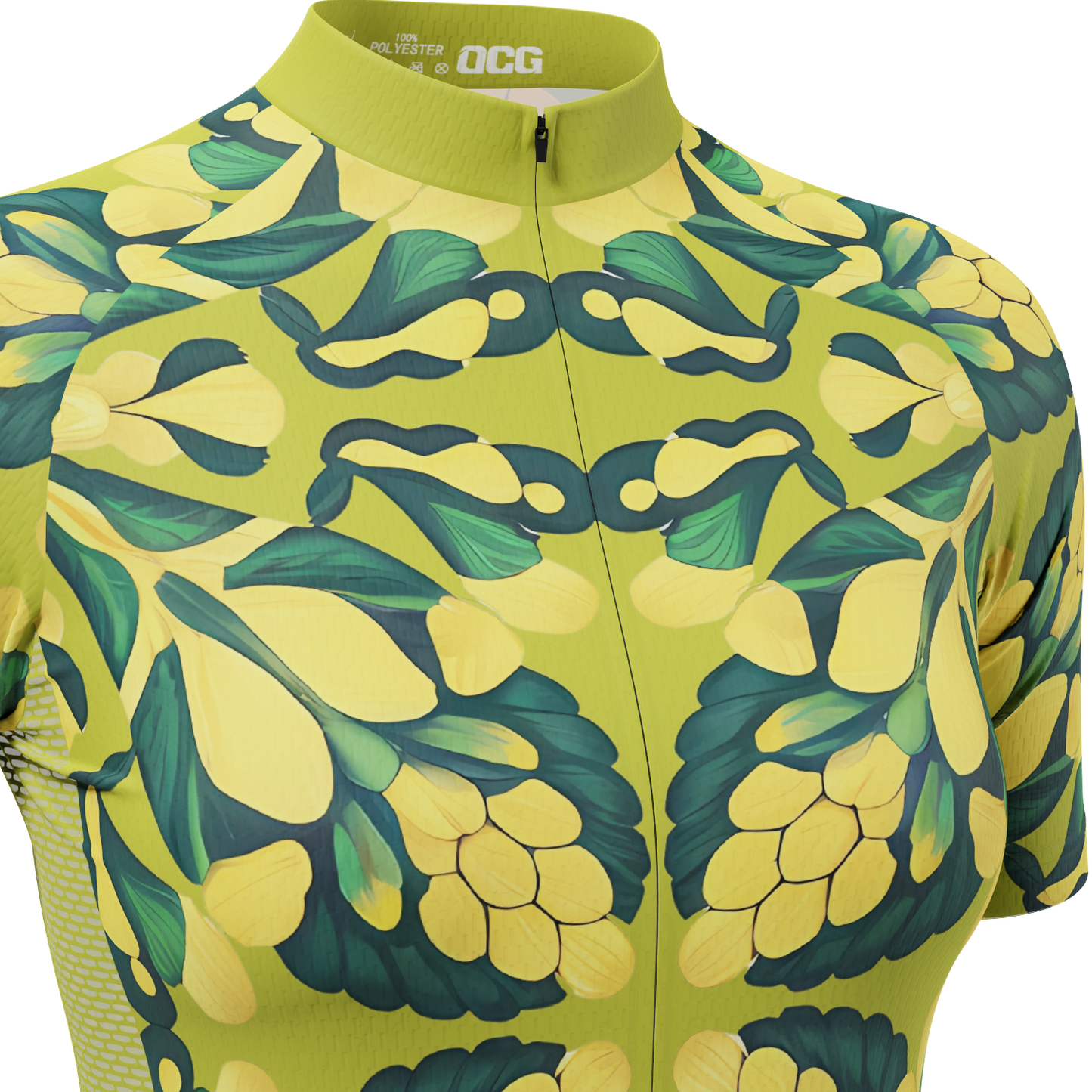 Women's The Golden Wattle Short Sleeve Cycling Jersey
