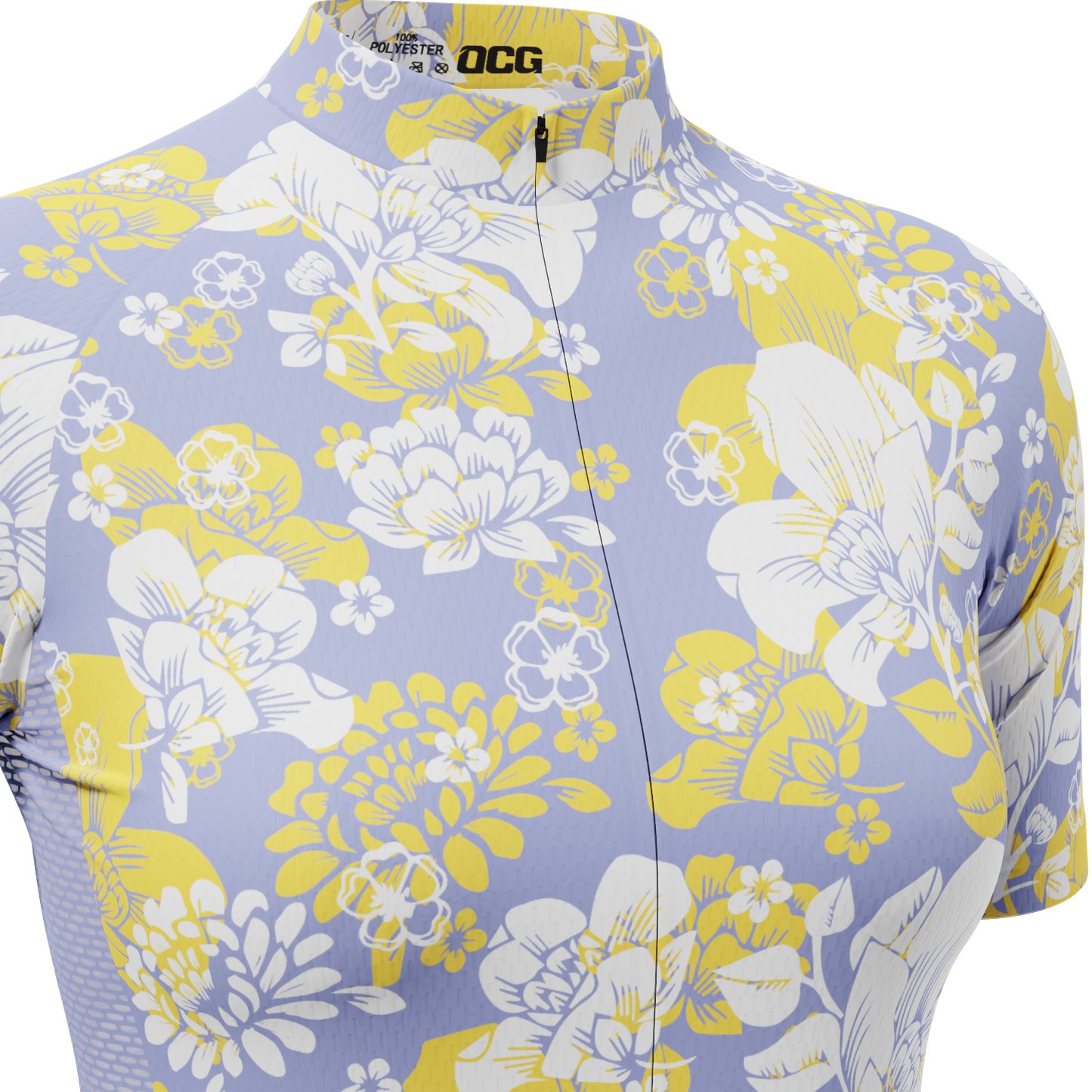 Women's Hawaii Florals Short Sleeve Cycling Jersey