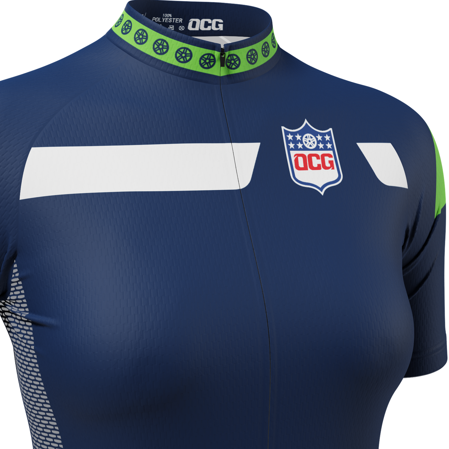 Women's Seattle Football Short Sleeve Cycling Jersey