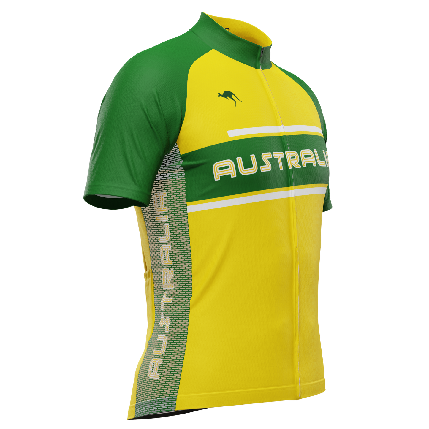 Men's Australia Boxing Kangaroo Short Sleeve Cycling Jersey