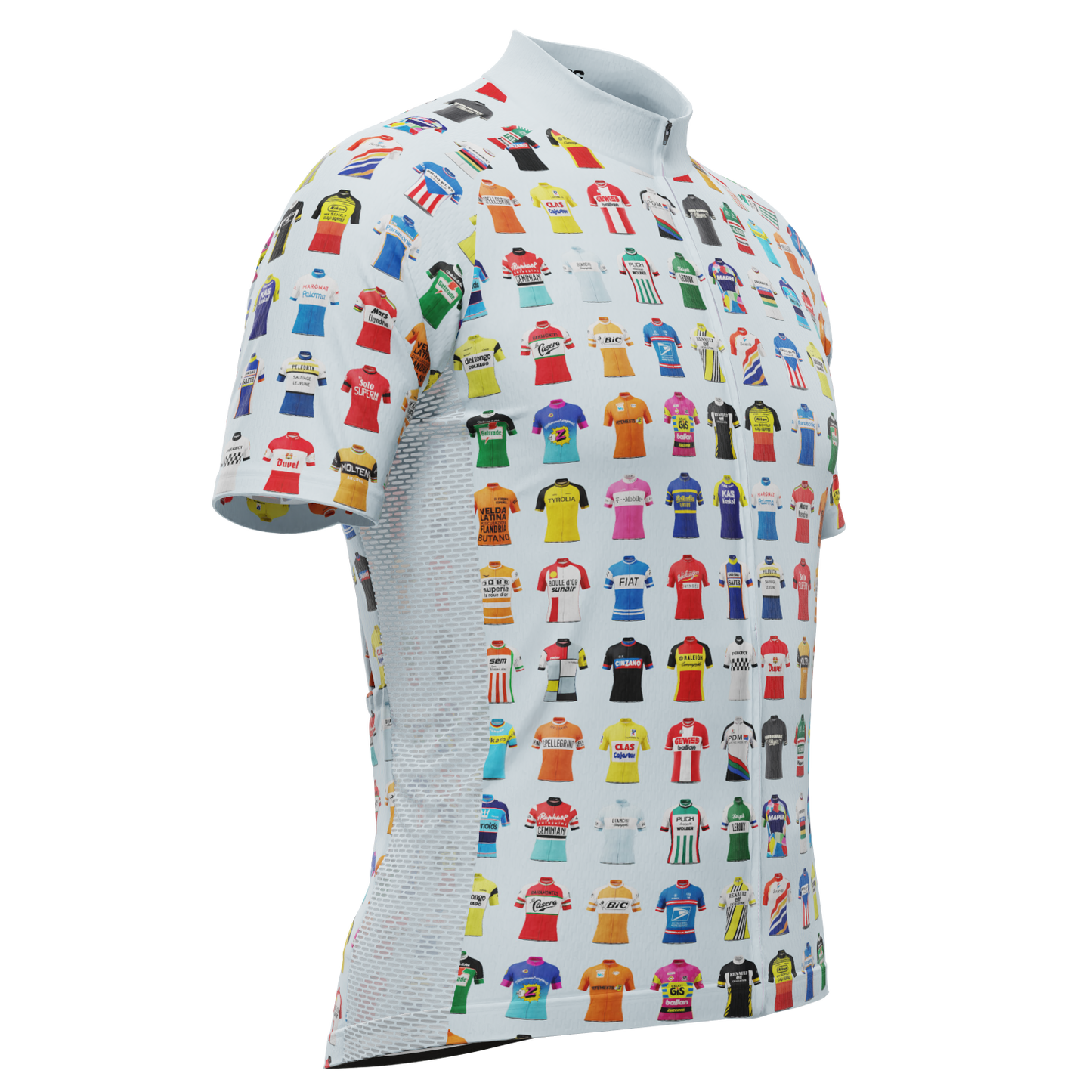 Men's Vintage Cycling Teams Short Sleeve Cycling Jersey