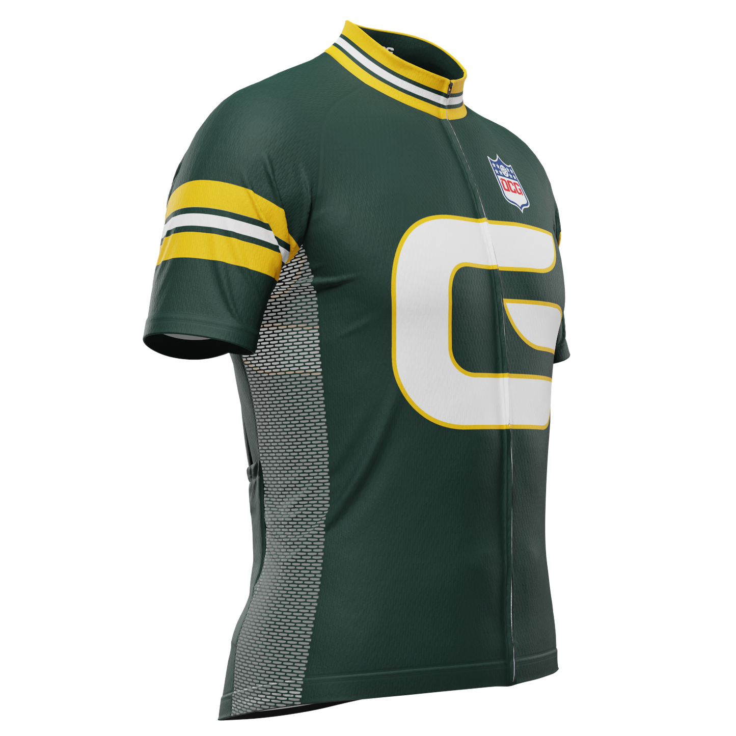 Men's Green Bay Football Short Sleeve Cycling Jersey