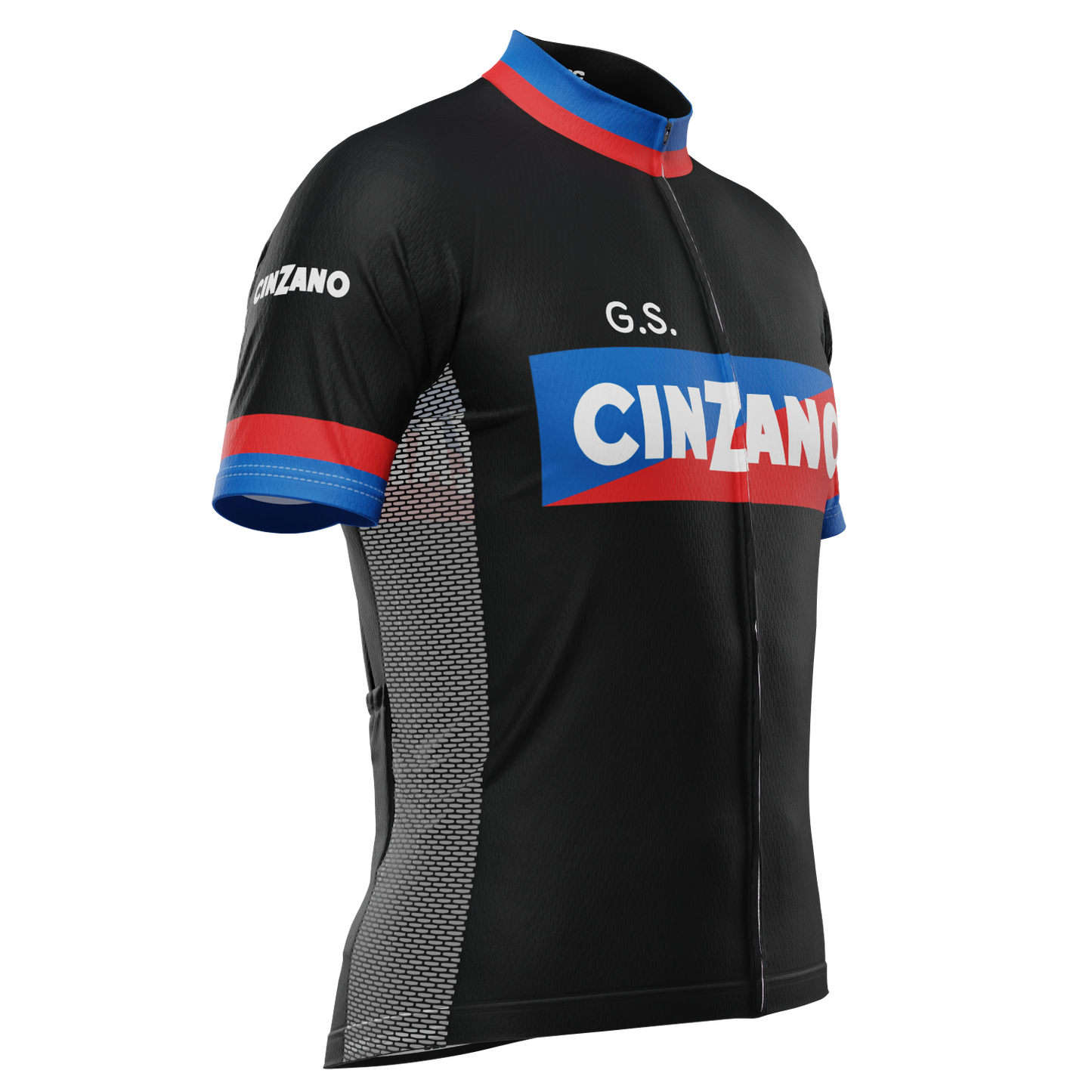 Men's Vintage Cinzano Short Sleeve Cycling Jersey