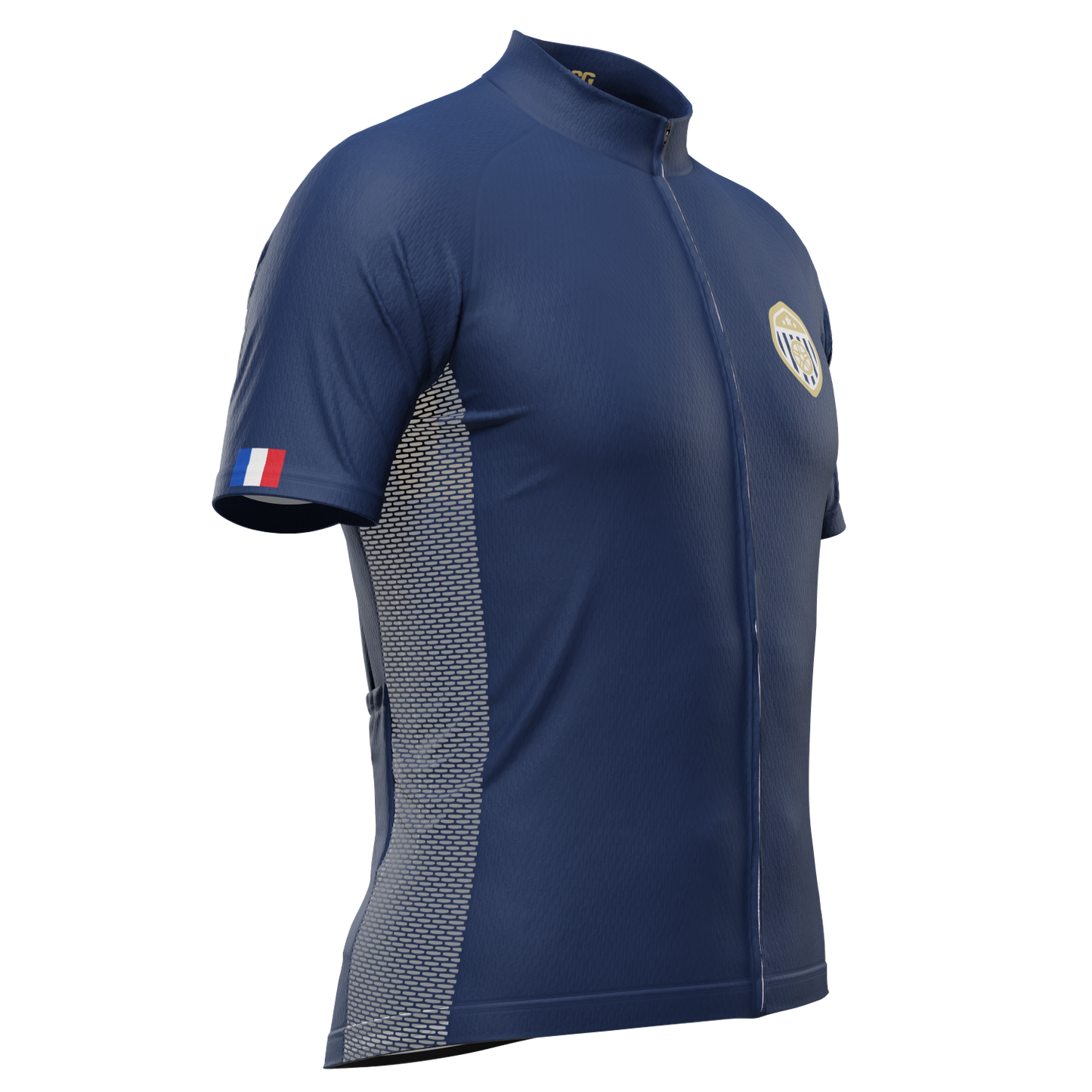 Men's France Soccer Short Sleeve Cycling Jersey