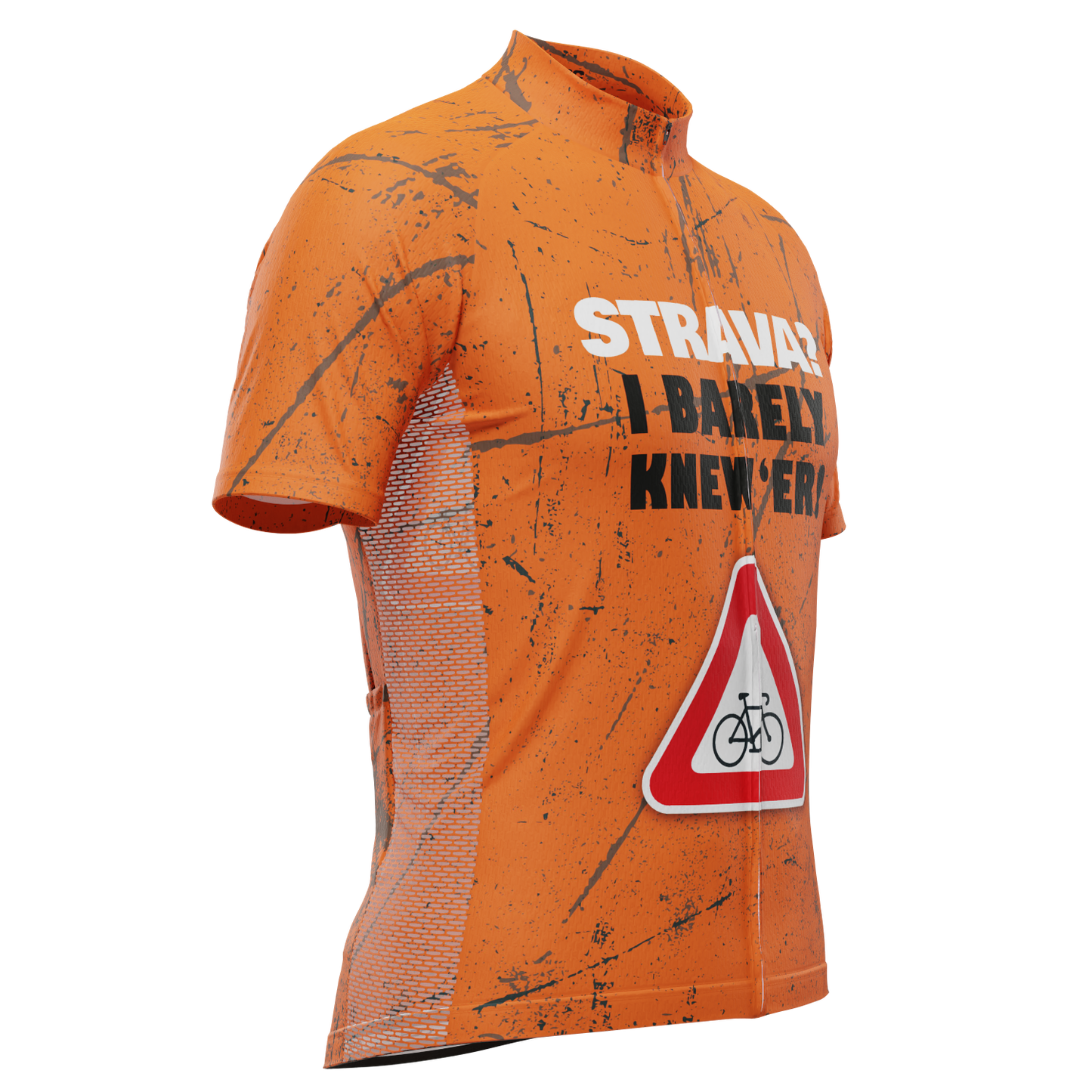 Men's Strava? I Barely Knew 'Er! Short Sleeve Cycling Jersey