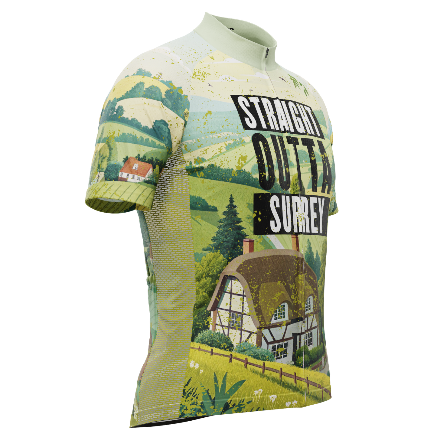 Men's Straight Outta Surrey Short Sleeve Cycling Jersey