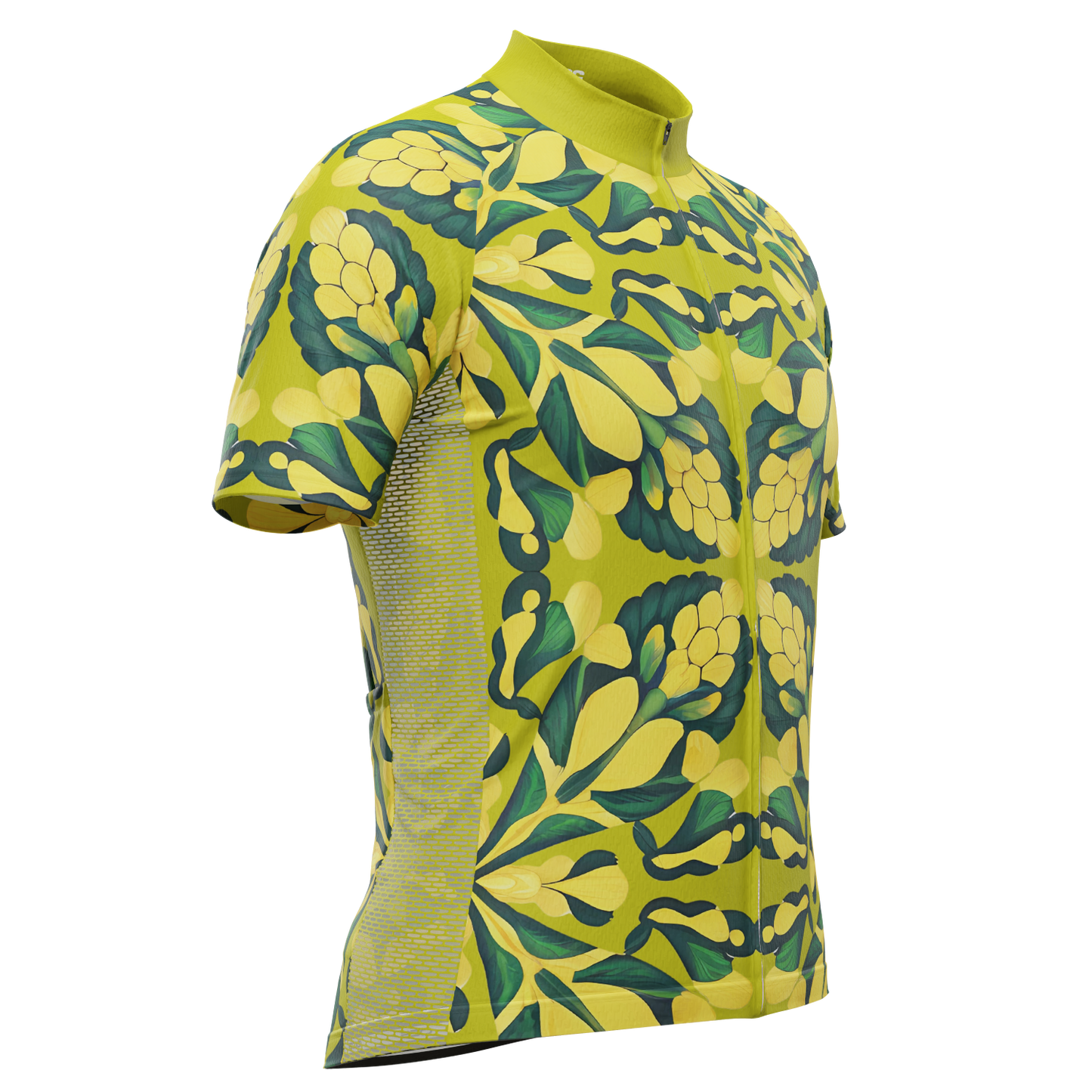 Men's The Golden Wattle Short Sleeve Cycling Jersey