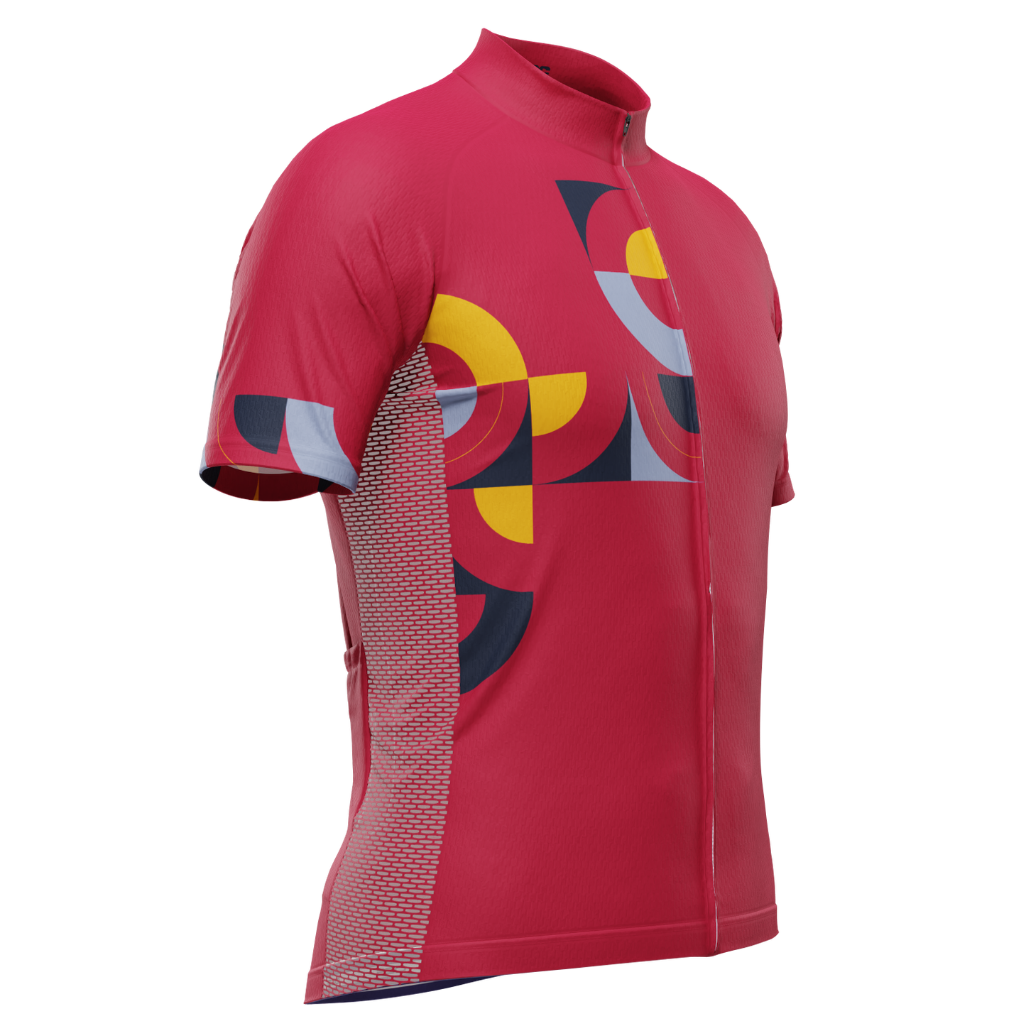 Men's Mosaic Blocks Short Sleeve Cycling Jersey