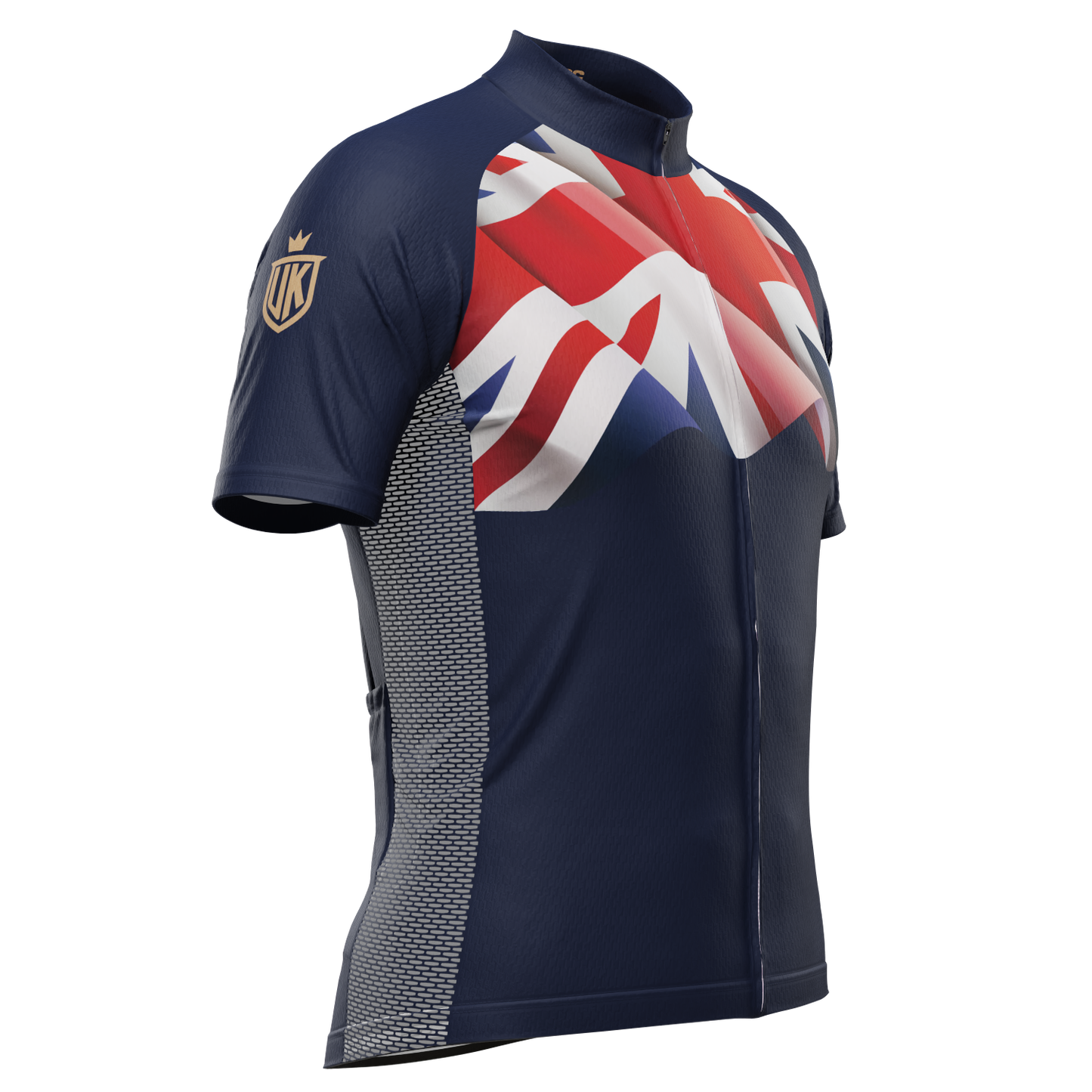 Men's UK Flag Short Sleeve Cycling Jersey