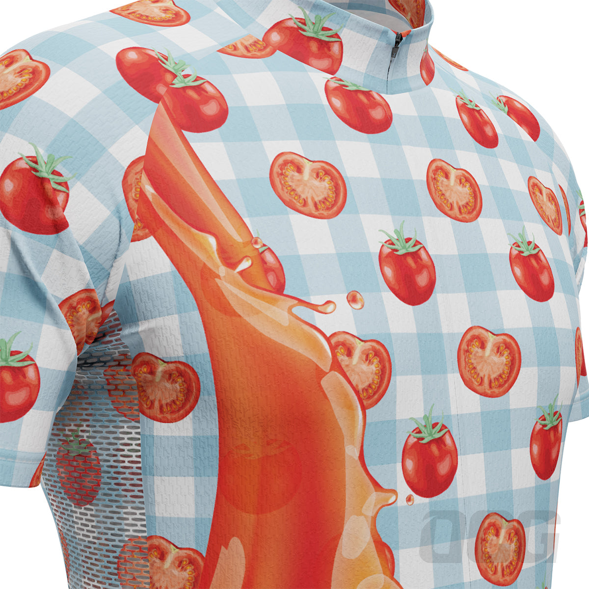 Men's Tomato Sauce Table Cloth 2 Piece Cycling Kit