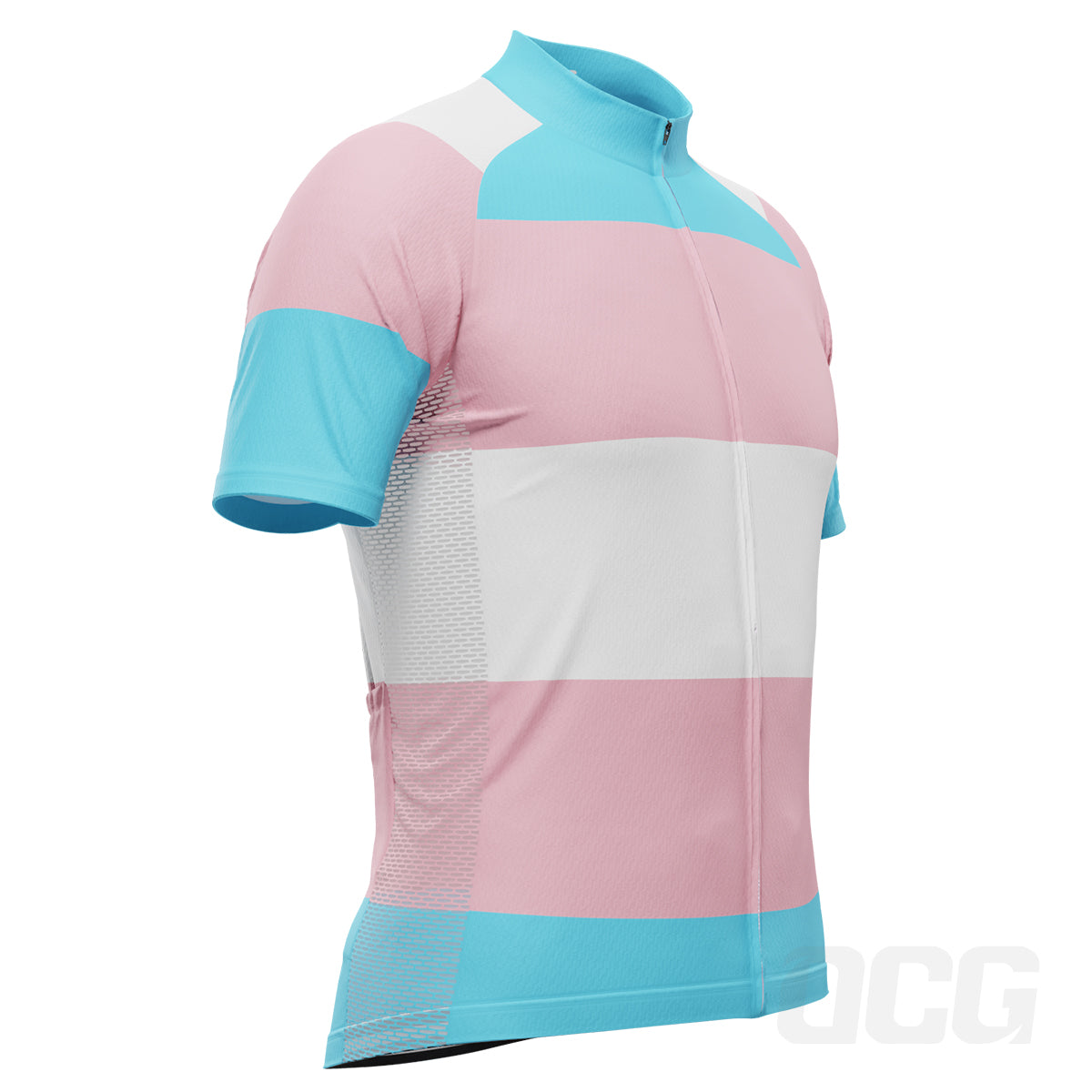 Men's LGBT Trans Pride Short Sleeve Cycling Jersey