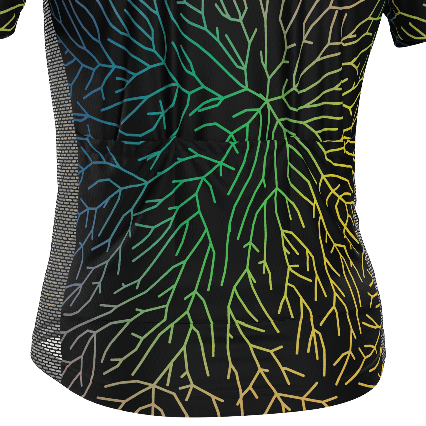 Men's Holographic Branches Short Sleeve Cycling Jersey