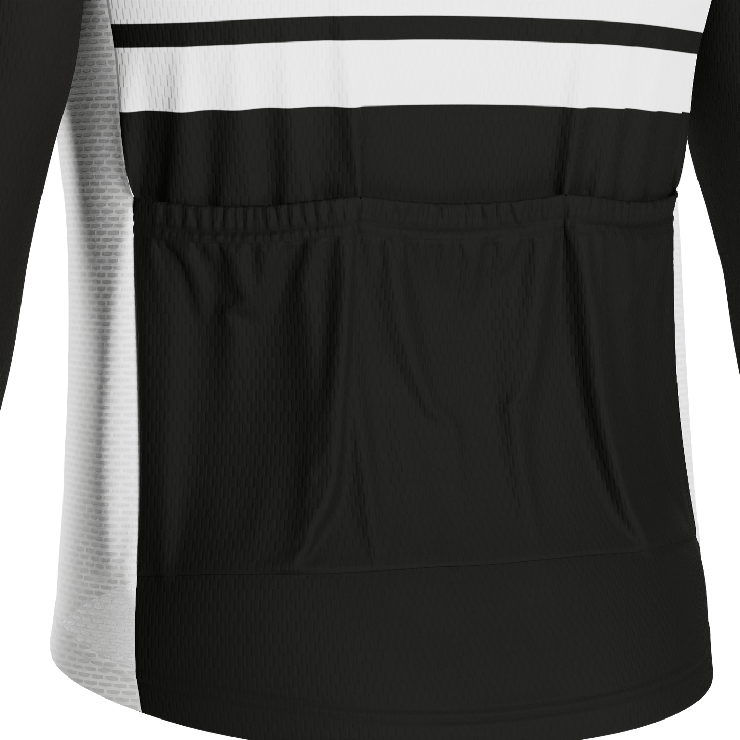 Men's Retro Four Stripe Long Sleeve Cycling Jersey