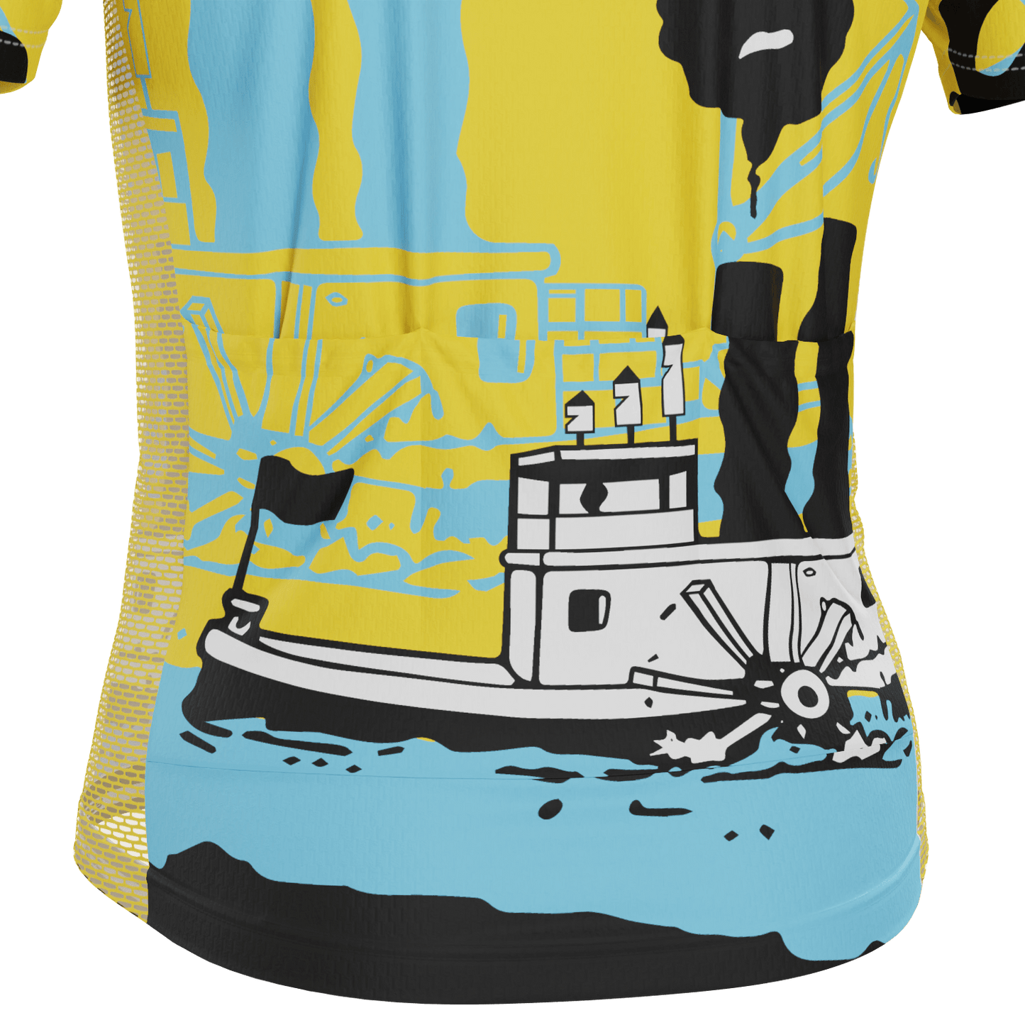 Men's Steamboat Willie-Addicted to Cycling Short Sleeve Cycling Jersey
