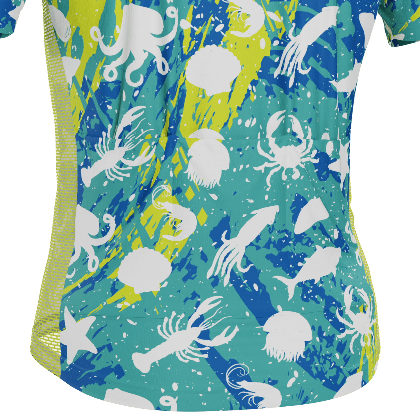 Men's Sea Life Short Sleeve Cycling Jersey