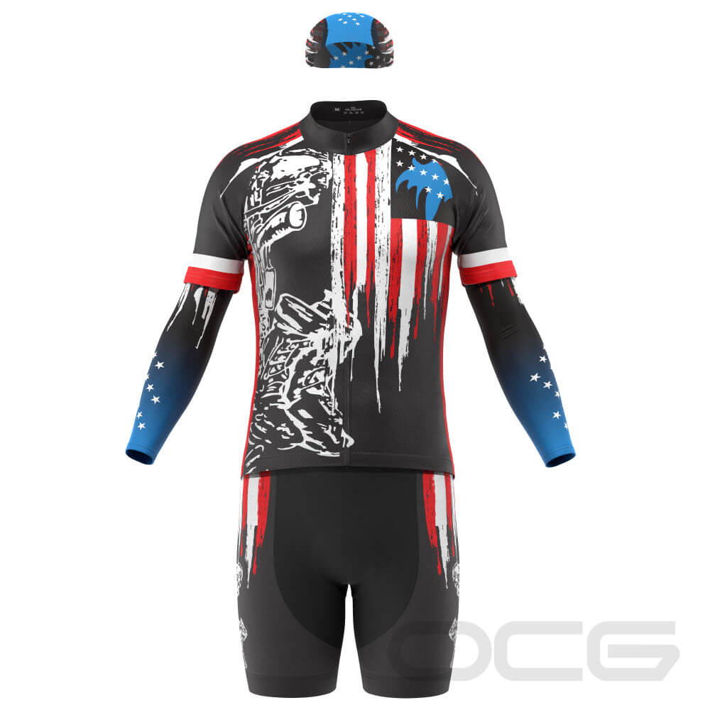 Men's Honor the Fallen 4 Piece Cycling Kit
