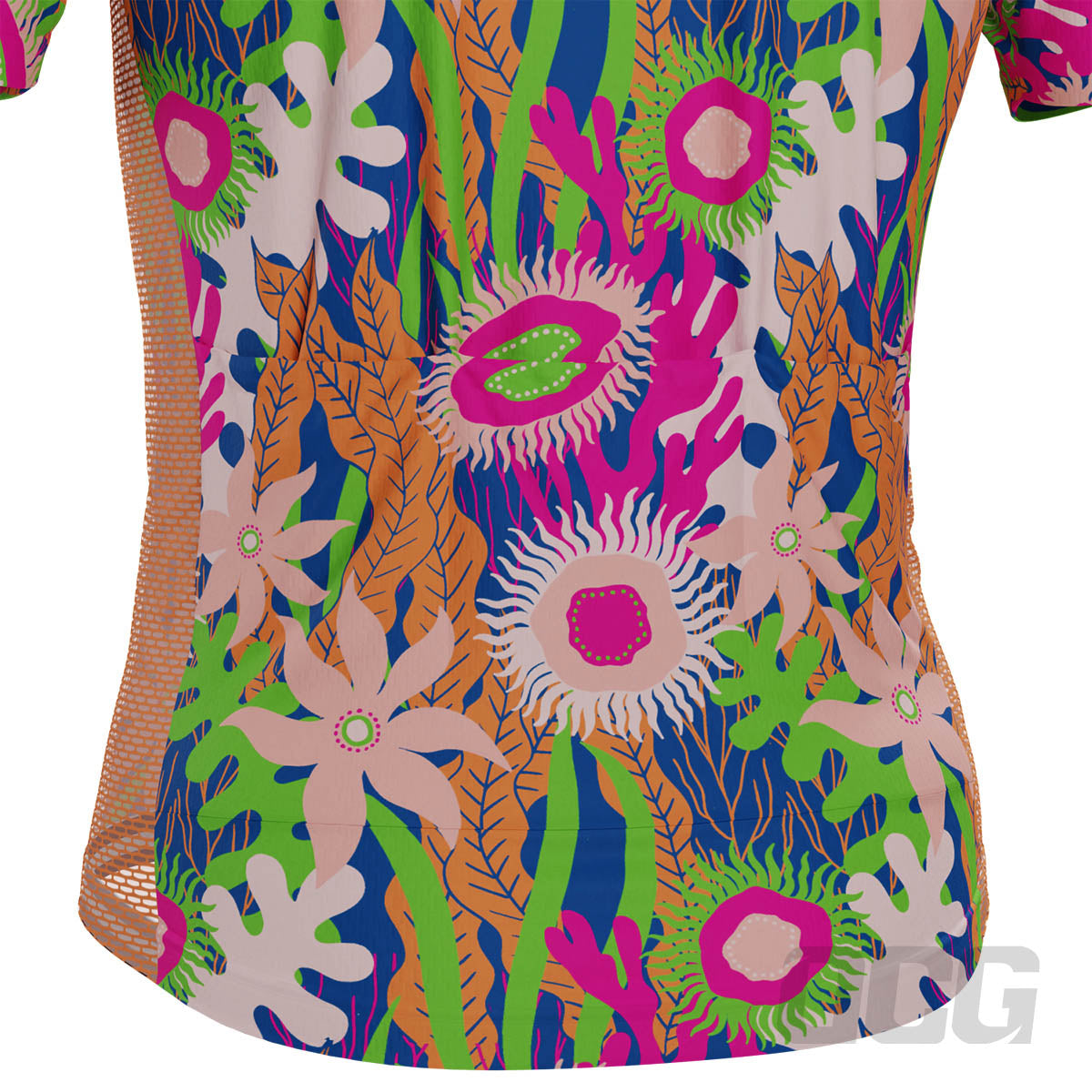 Men's Aquatic Plantlife Short Sleeve Cycling Jersey