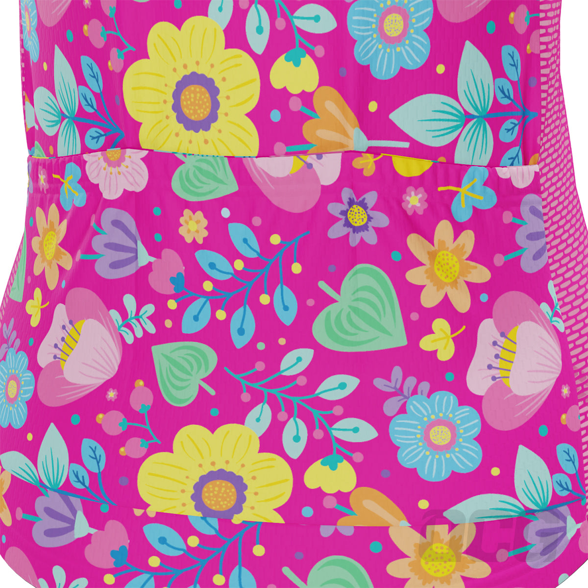 Women's Bouquet Floral Short Sleeve Cycling Jersey