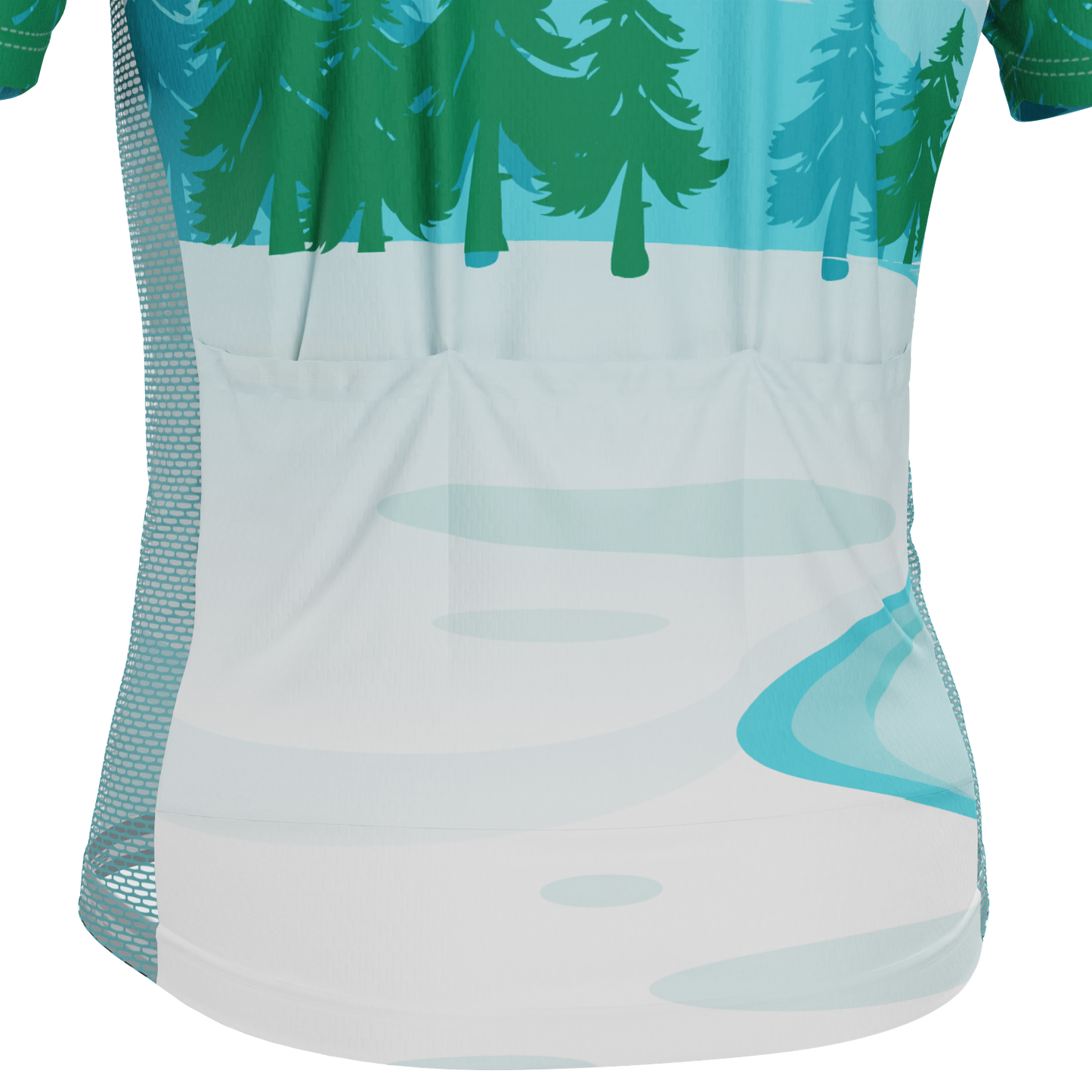 Men's Cycling Reindeer Short Sleeve Cycling Jersey
