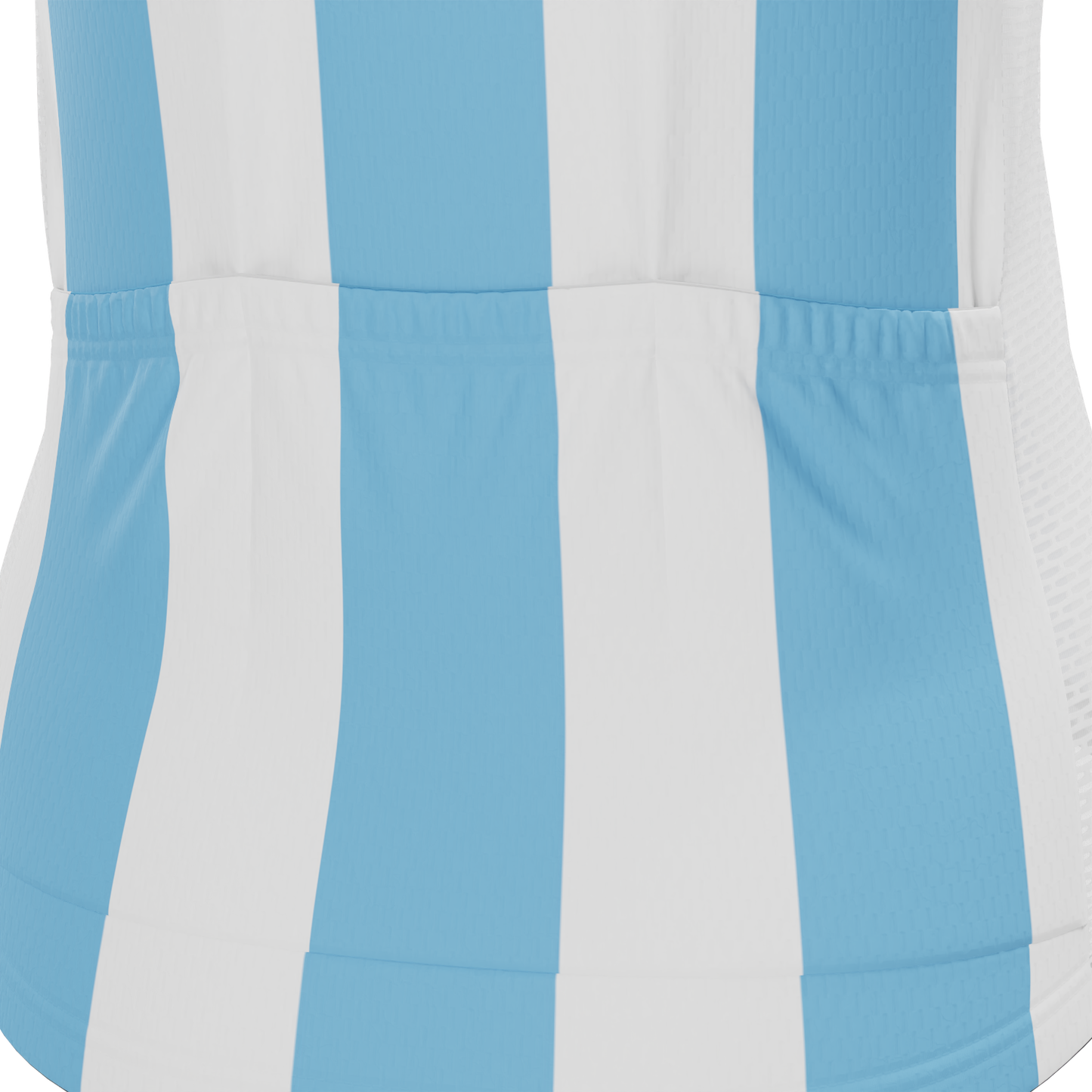 Women's Argentina Soccer Short Sleeve Cycling Jersey