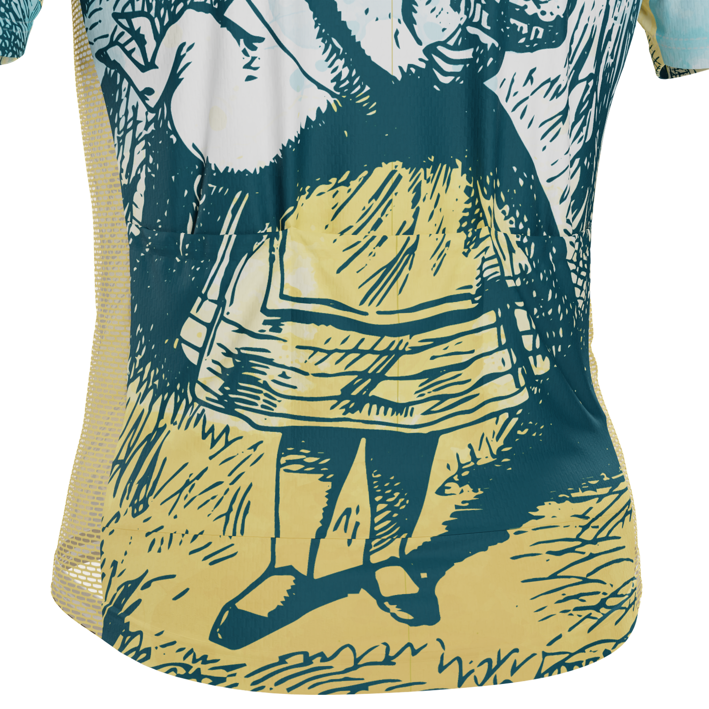 Men's Alice In Wonderland Short Sleeve Cycling Jersey