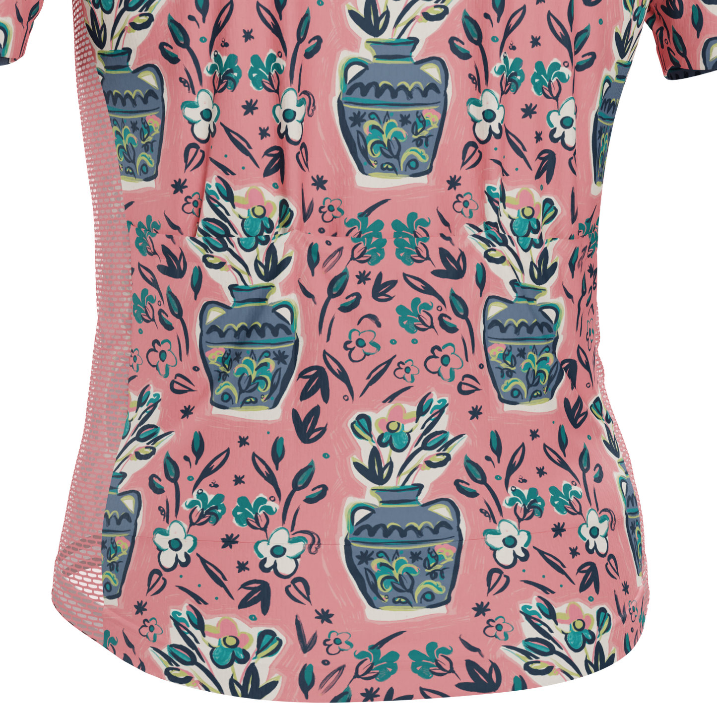 Men's Vases & Flowers Short Sleeve Cycling Jersey