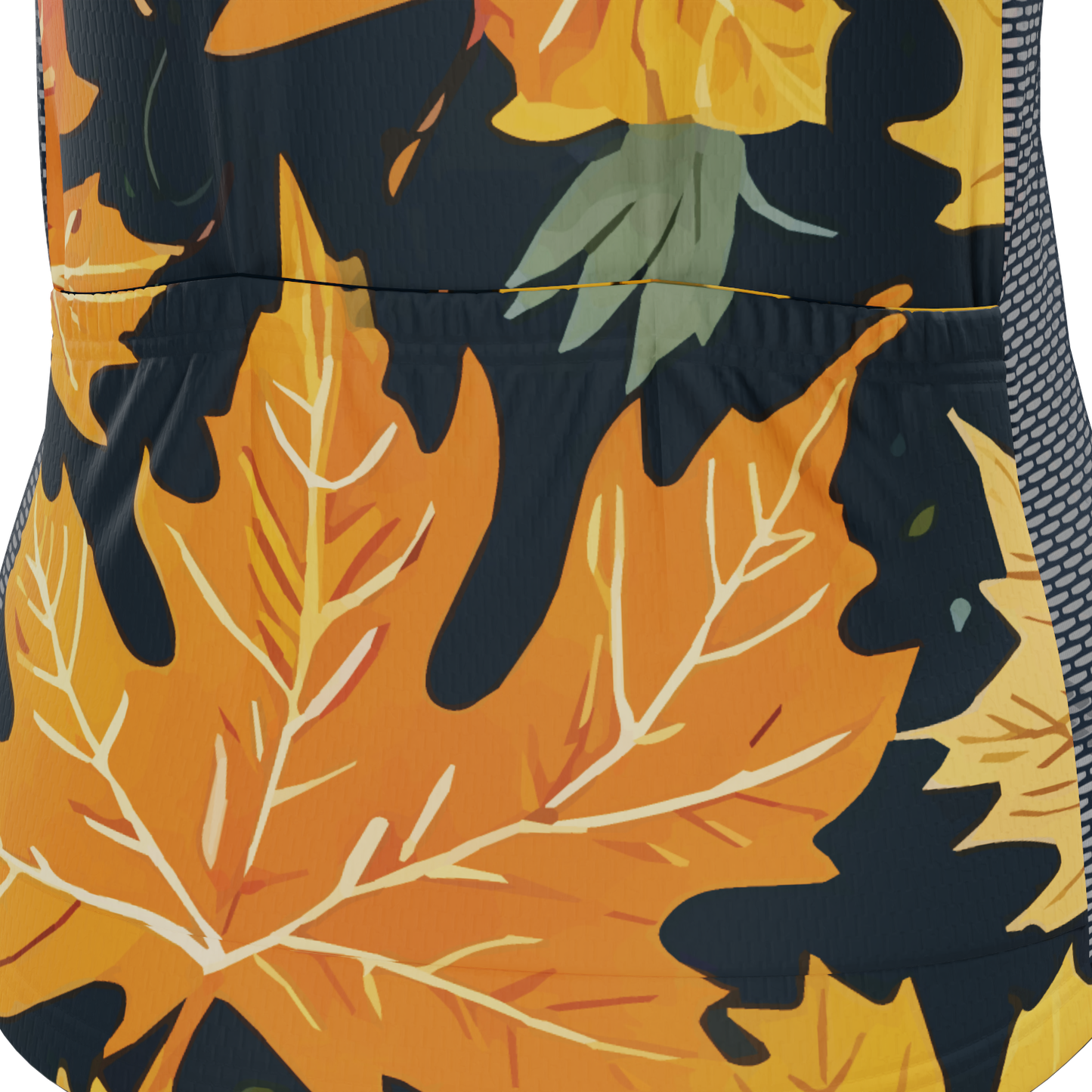 Women's Leaves in the Fall Short Sleeve Cycling Jersey