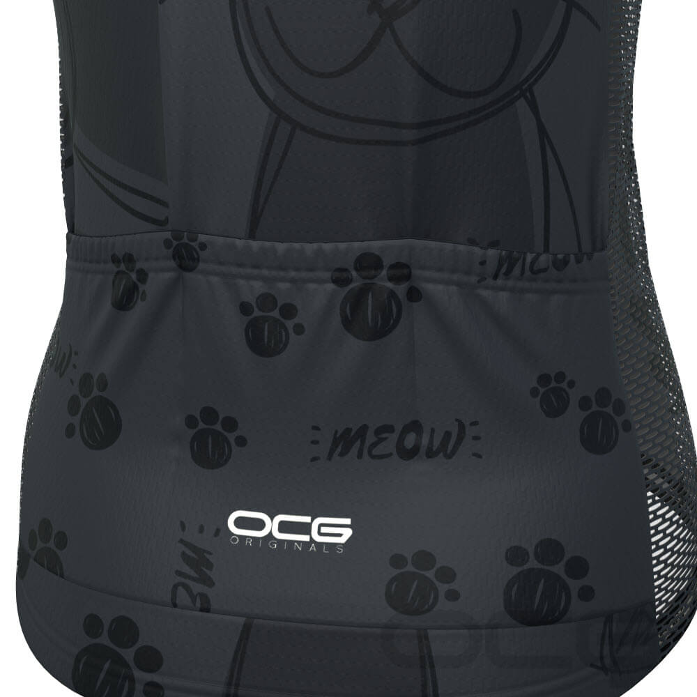 Women's Meow Cat Short Sleeve Cycling Jersey