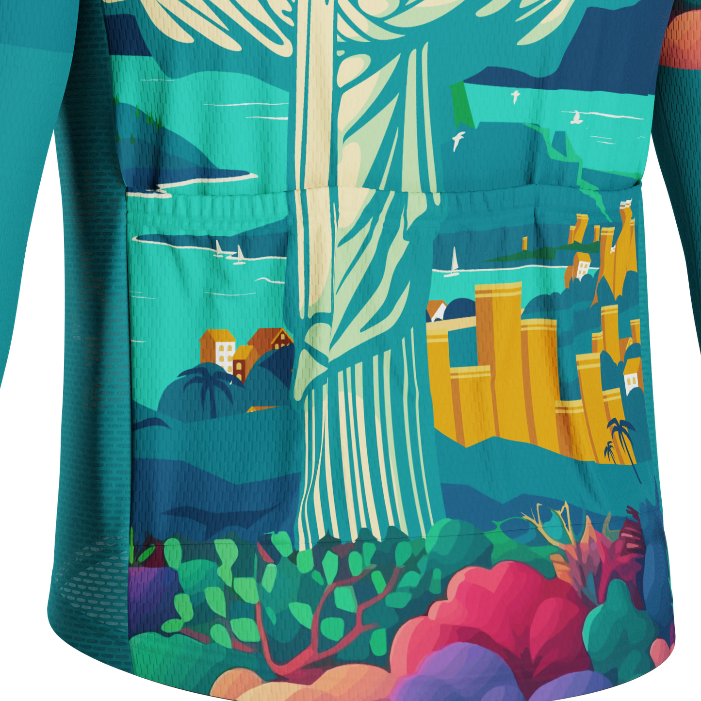 Men's Around The World - Rio de Janeiro Long Sleeve Cycling Jersey