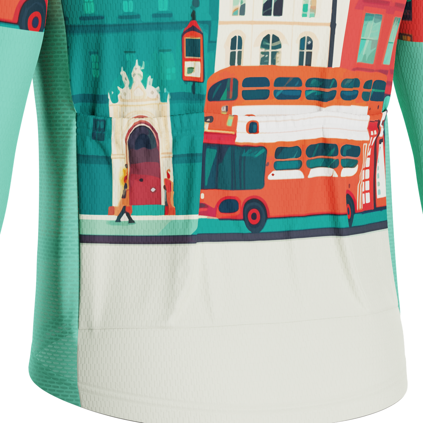 Men's Around The World - London Long Sleeve Cycling Jersey