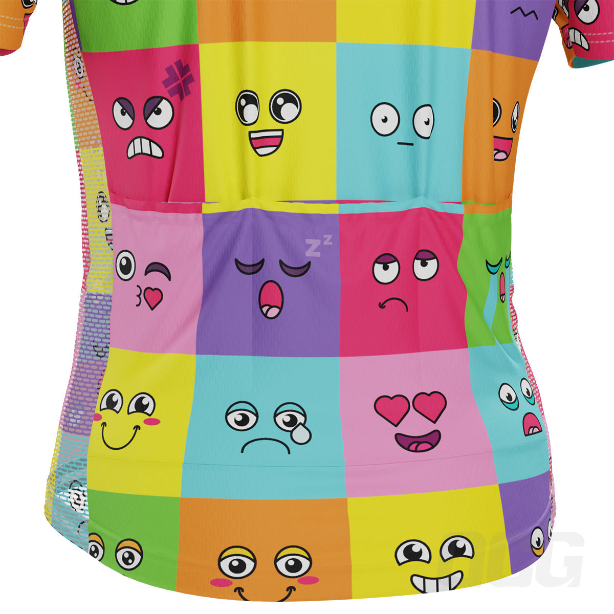 Men's Emoji Fever Short Sleeve Cycling Jersey