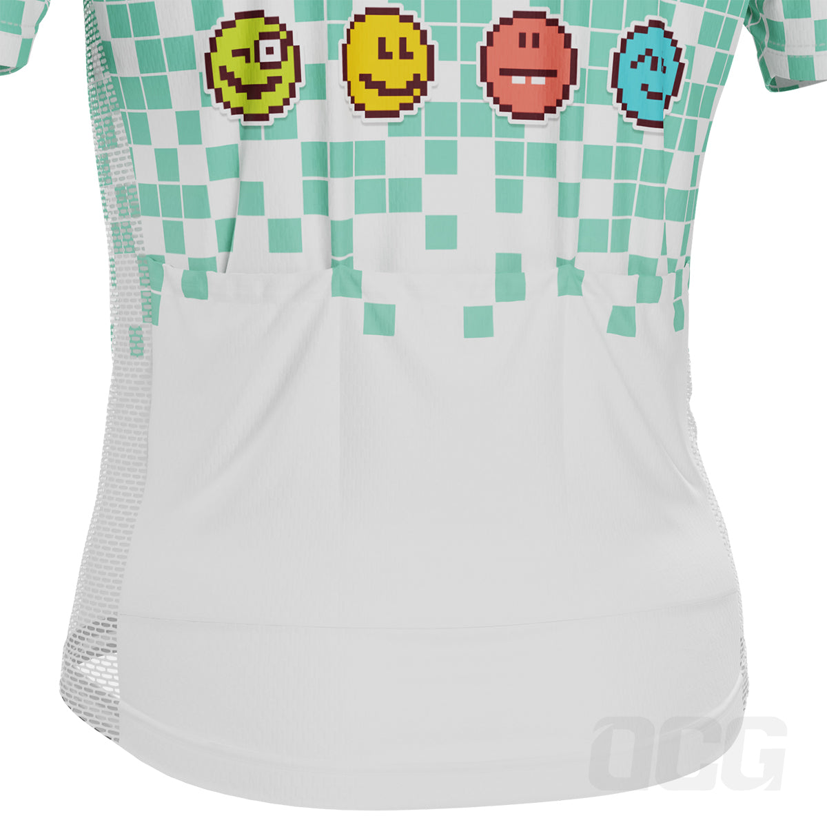 Men's Pixel Mania Emoji 8 Bit Short Sleeve Cycling Jersey