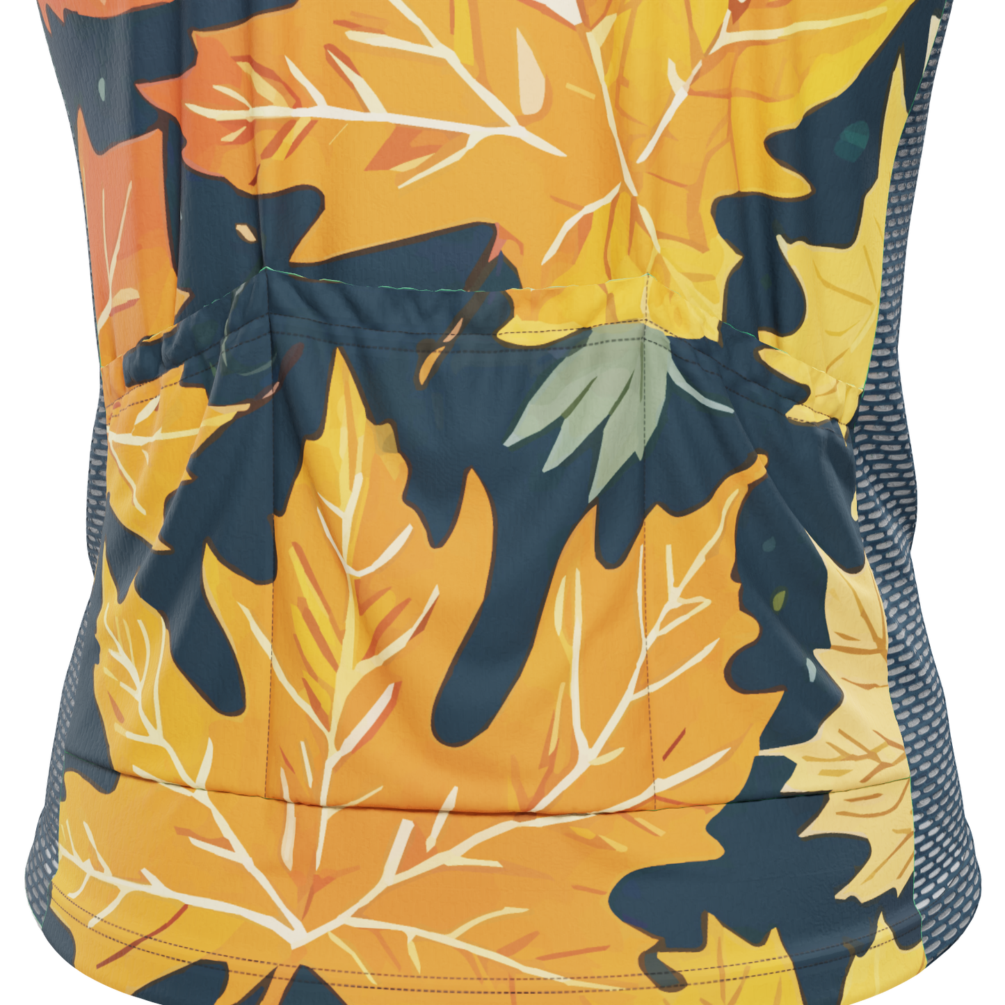 Men's Leaves in the Fall Sleeveless Tech Cycling Jersey