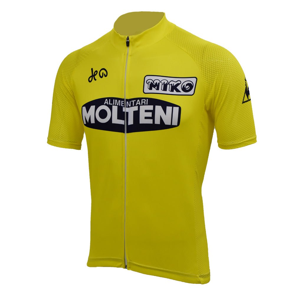 1974 Tour de France Yellow retro cycling jersey - Merckx