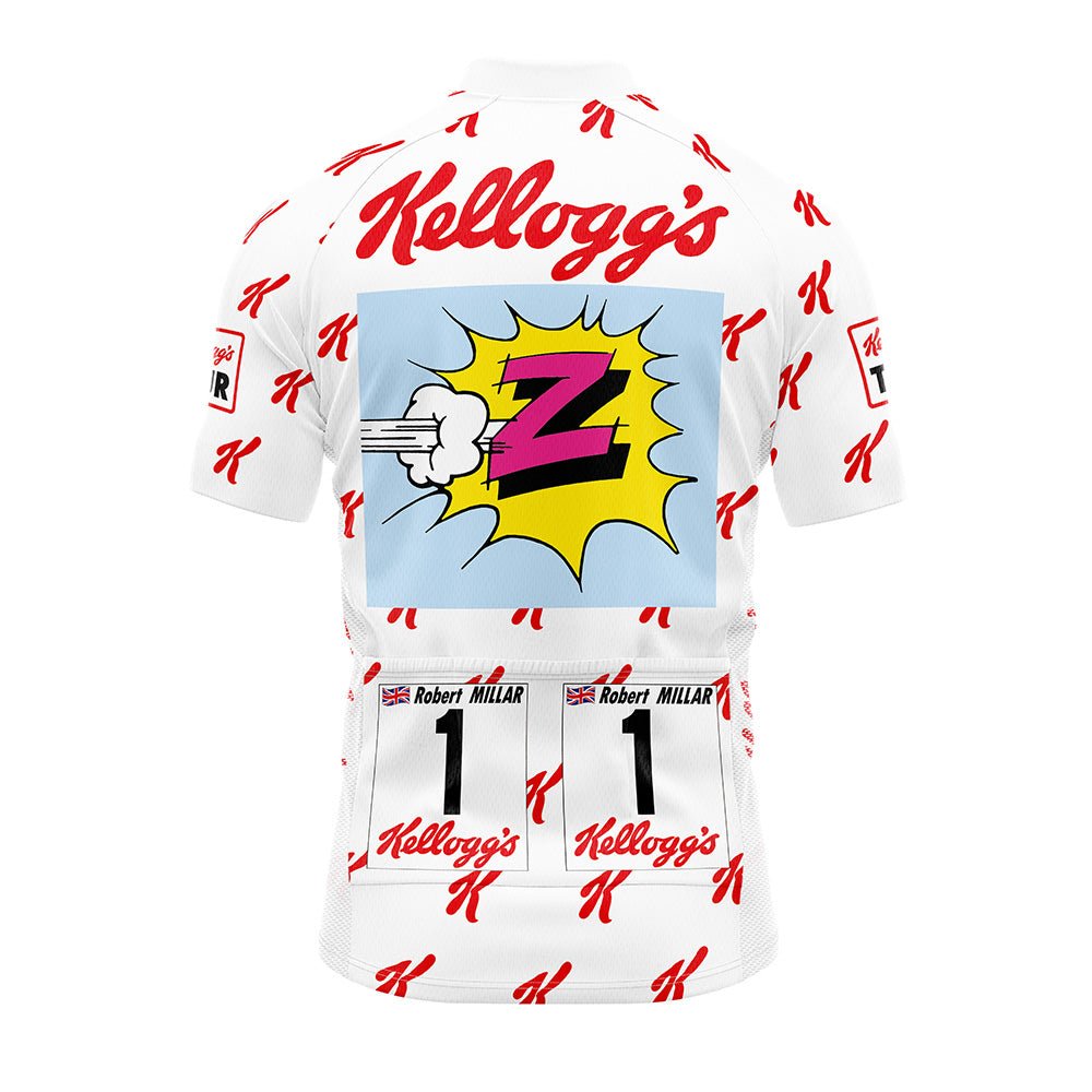 1990 Kellogg's Tour King of the Mountains Retro Cycling Jersey