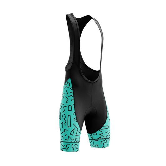 Tile Figures Cycling Bib Shorts