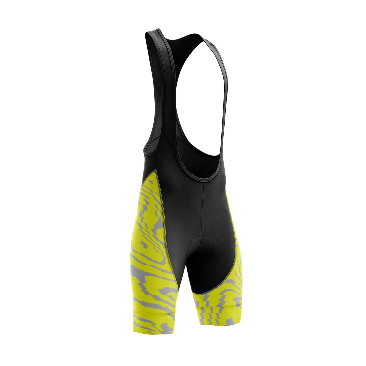 Men's Yellow Pattern Cycling Jersey or Bib Shorts
