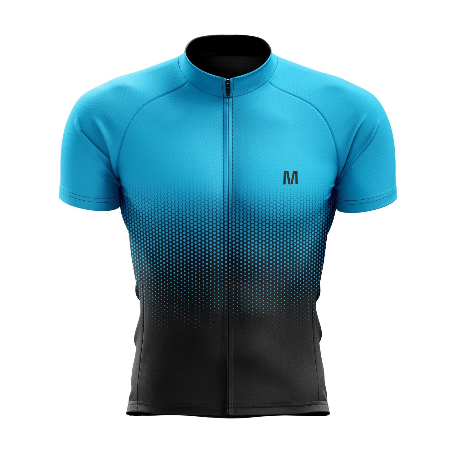 Men's Blue Gradient Cycling Jersey or Bibs