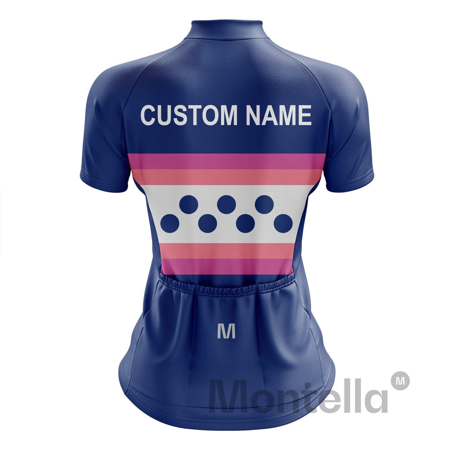 Custom Women Cycling Jersey - Blue