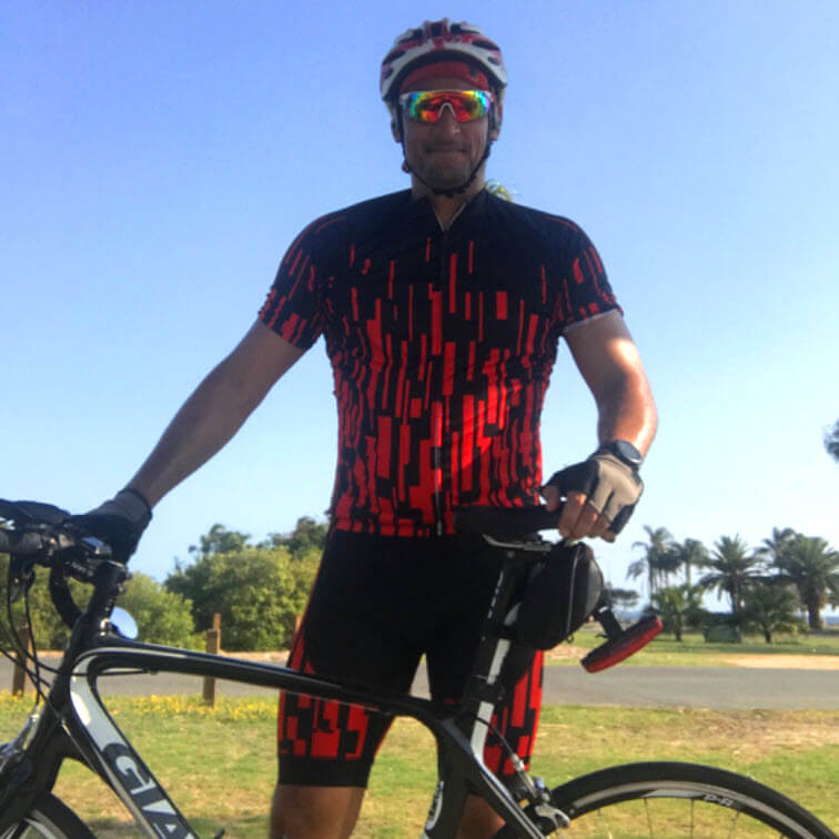 Men's High Road Gel Padded Cycling Bib