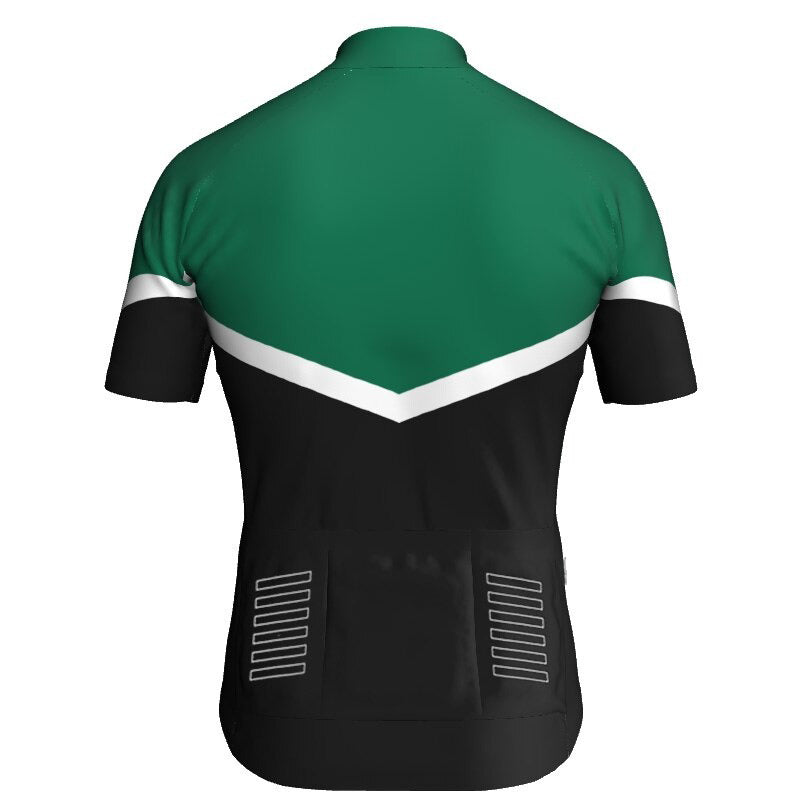 Men's Green Cycling Jersey