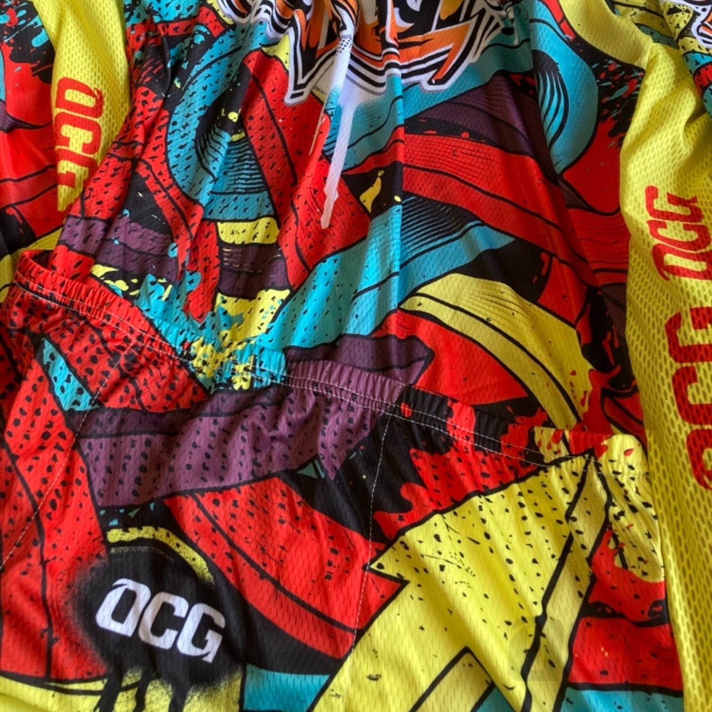 Men's Street Graffiti Short Sleeve Cycling Jersey