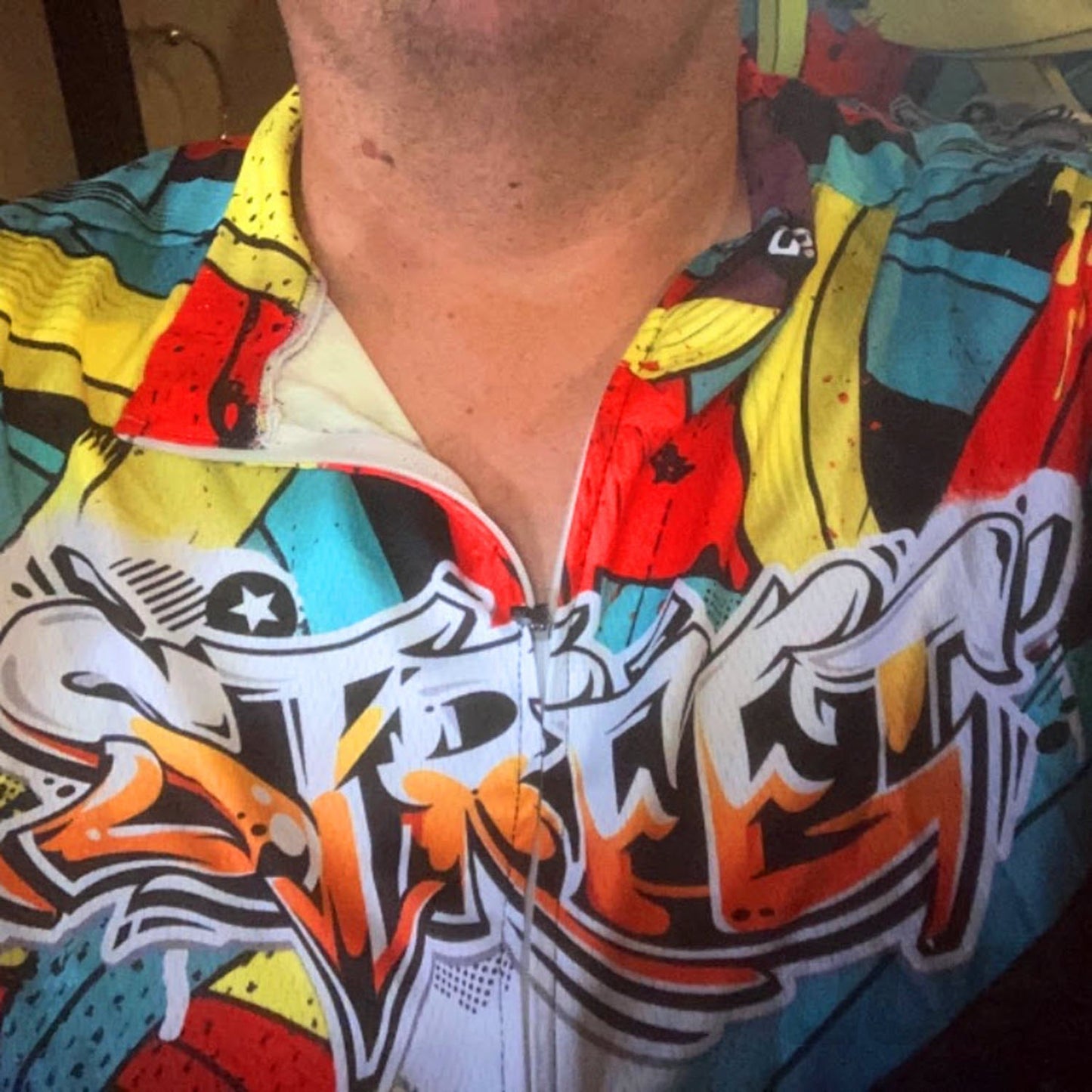 Men's Street Graffiti 2 Piece Cycling Kit