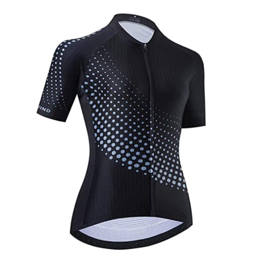 Women's Black Cycling Jersey