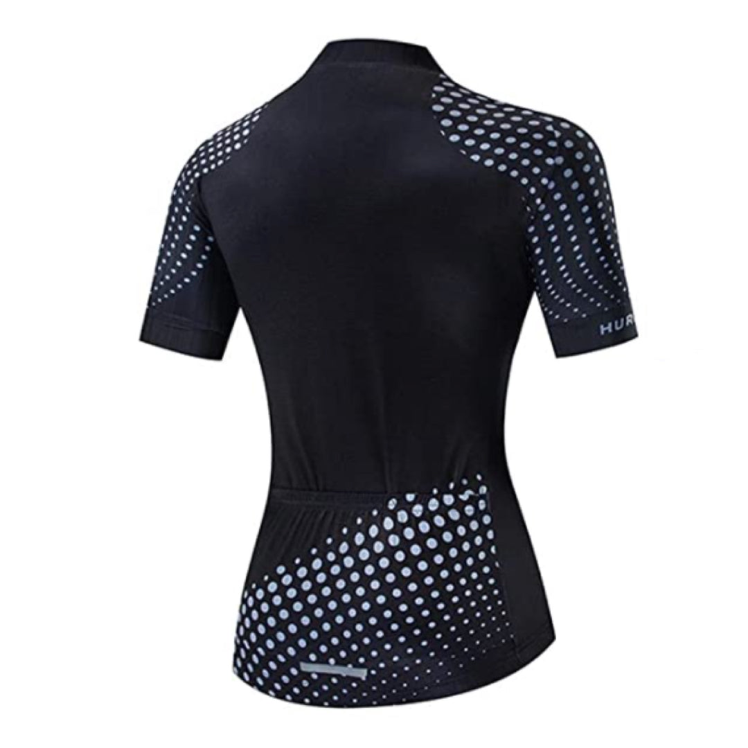 Women's Black Cycling Jersey
