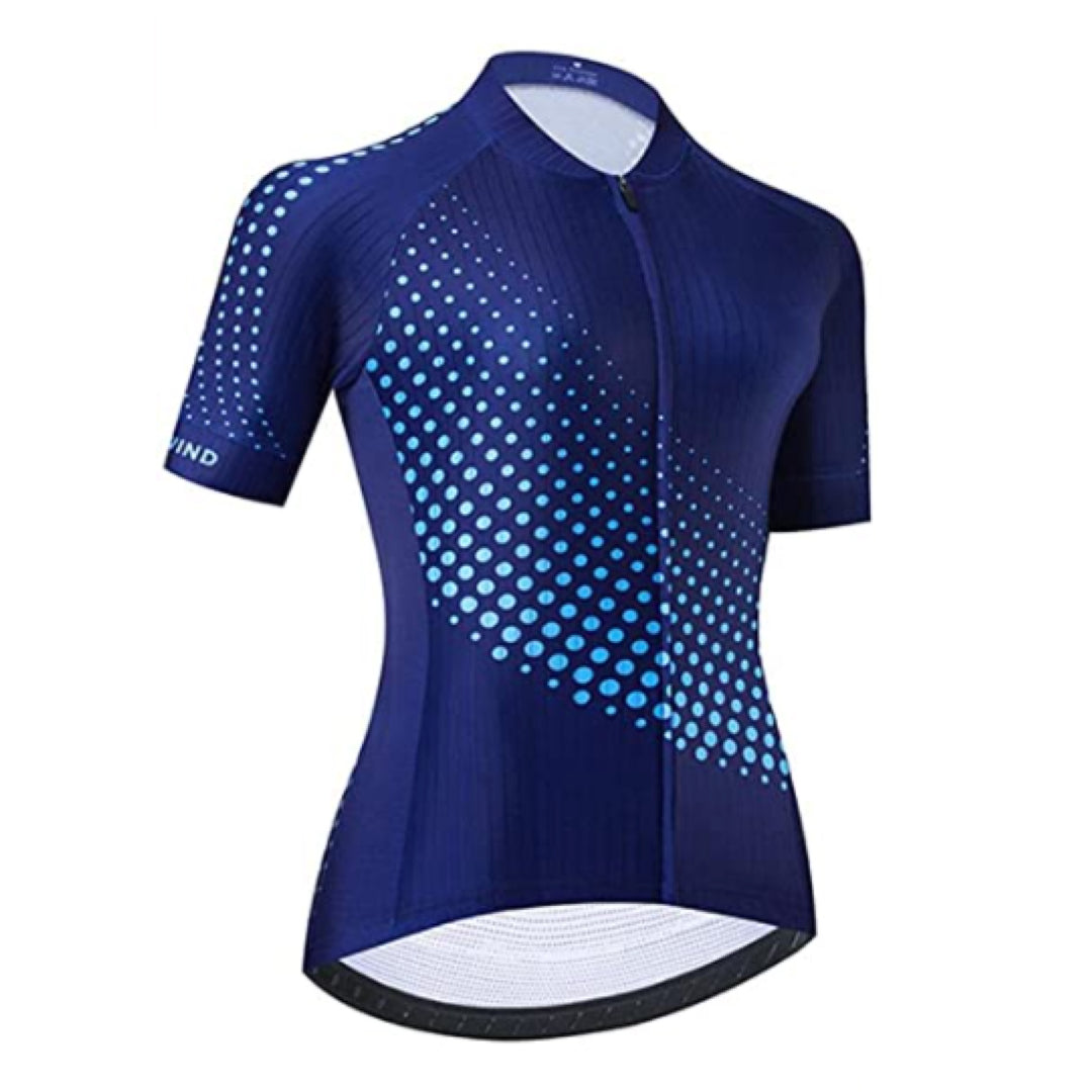Women's Blue Cycling Jersey