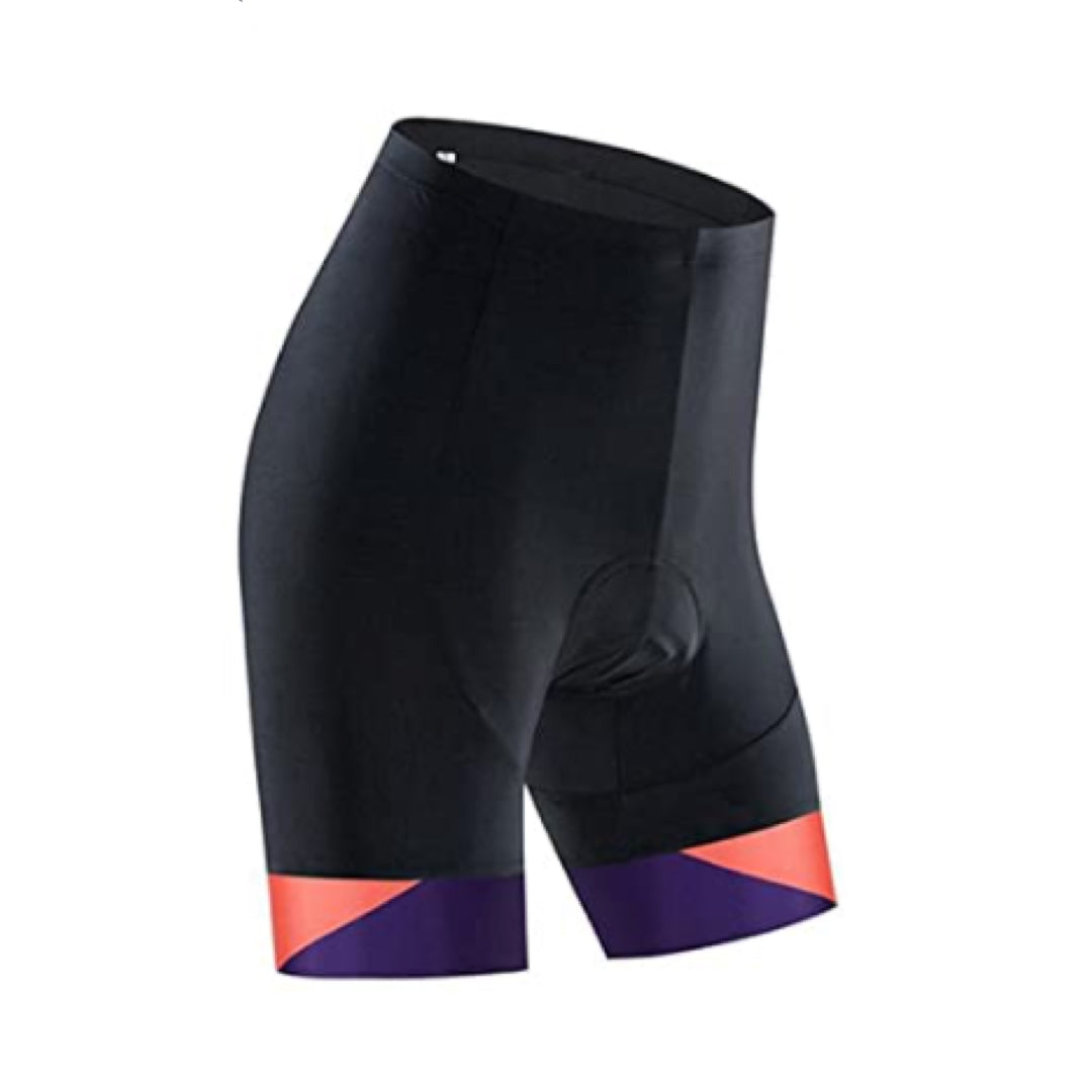 Women's Orange Pattern Cycling Jersey or Bibs