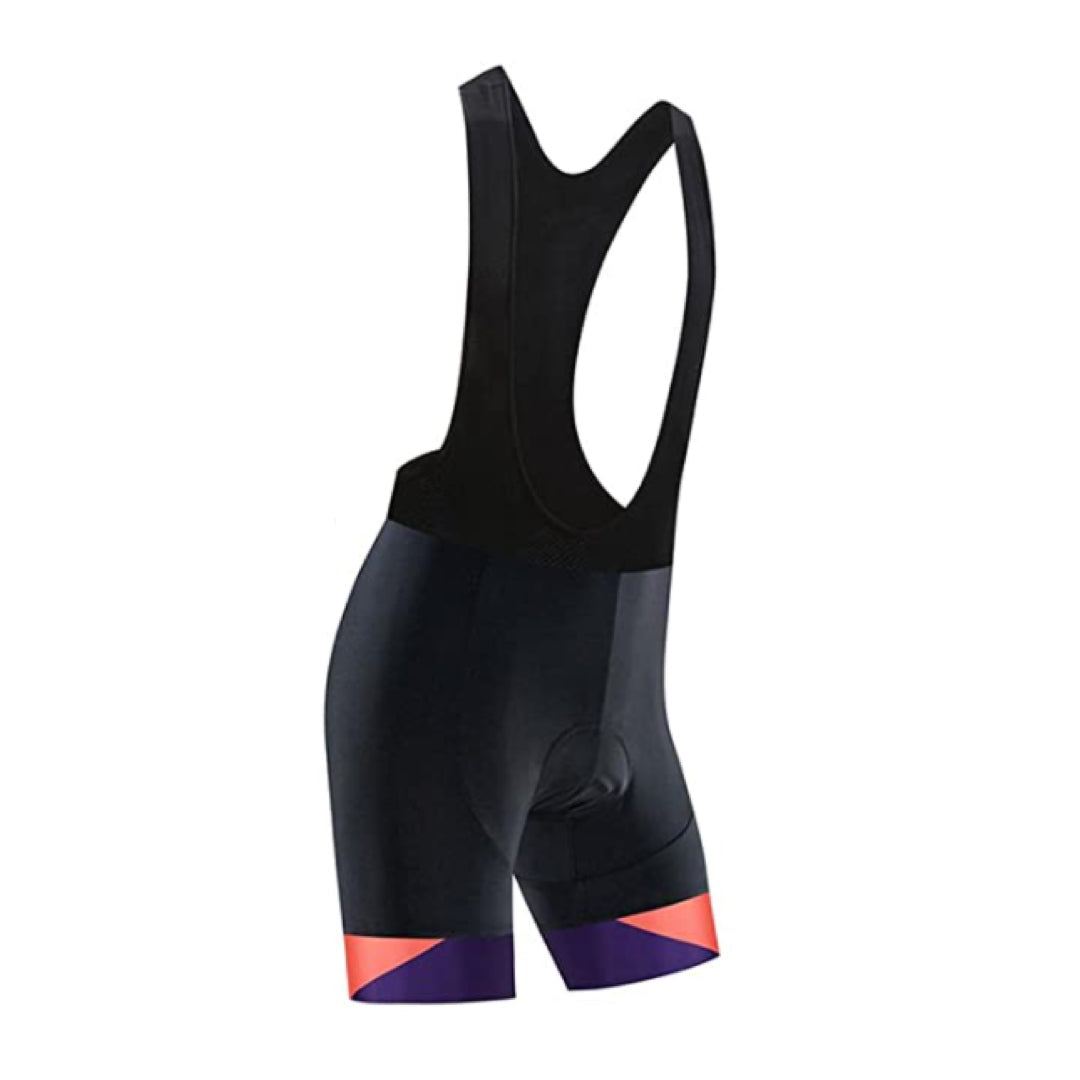 Women's Orange Pattern Cycling Jersey or Bibs